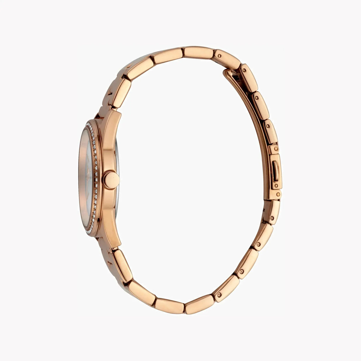 Esprit Women's Rose Gold Stainless Steel Watch, Silver Dial | Es1l189m0015 by ESPRIT