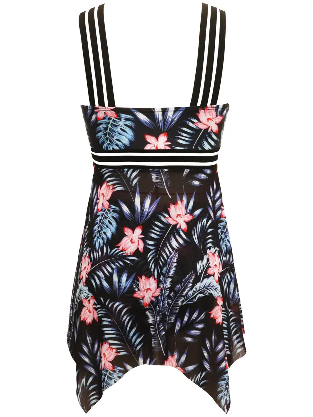 Cutout Printed Two-Piece Swim Set by Partner Label