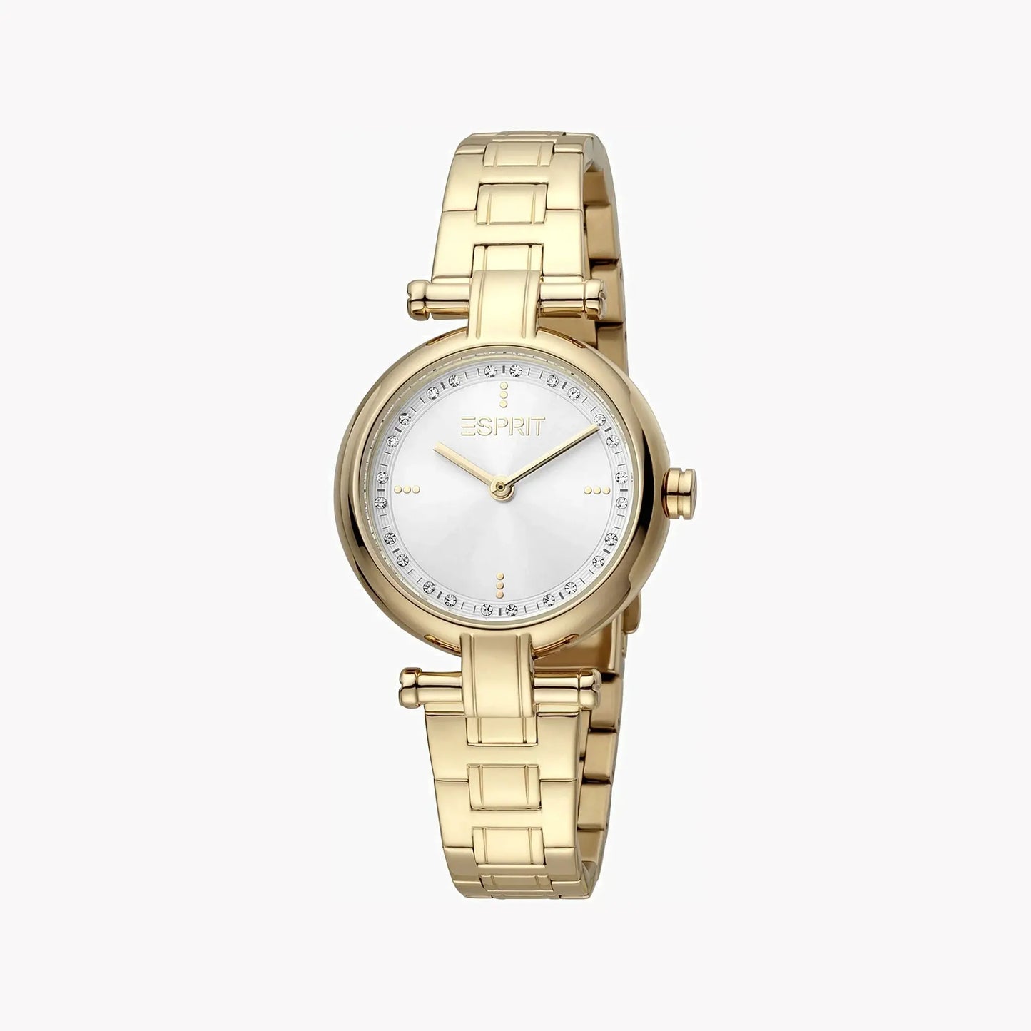 Esprit Women's Gold Stainless Steel Watch, Silver Dial | Es1l160m0055 by ESPRIT