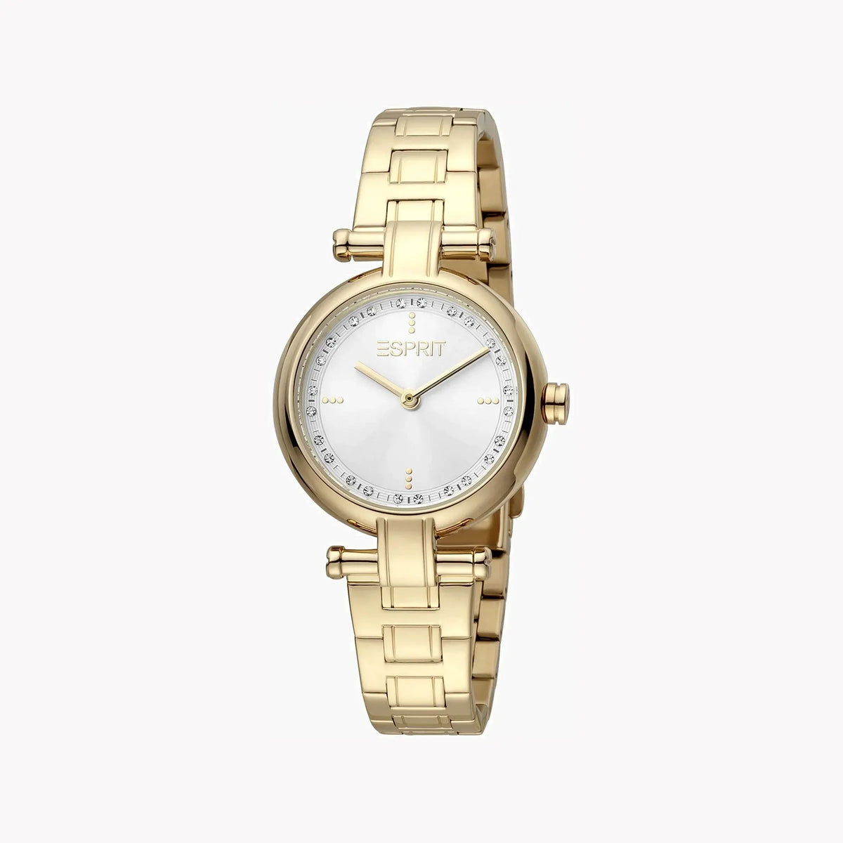 Esprit Women's Gold Stainless Steel Watch, Silver Dial | Es1l160m0055 by ESPRIT