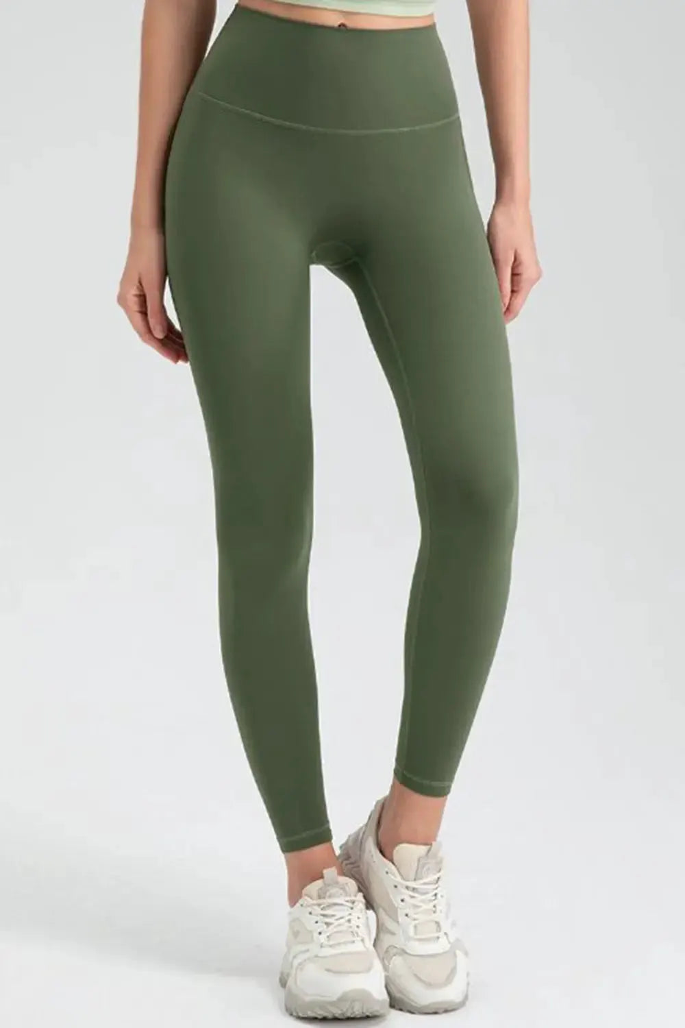 Wide Waistband High Waist Sport Leggings by Partner Label