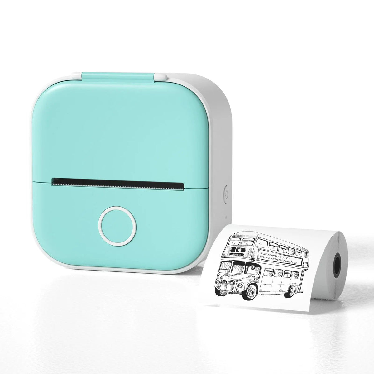 Portable Mini Thermal Label Printer Home Photo Printer Student Wrong Question Printer Bluetooth-compatible Mini Label Printer Price Tag by Maiden-Art