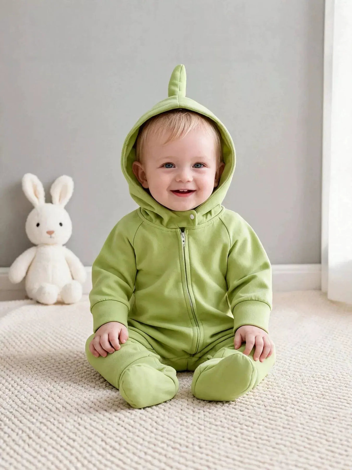 Children's Antenna Hooded One-Piece Jumpsuit by Trendsi