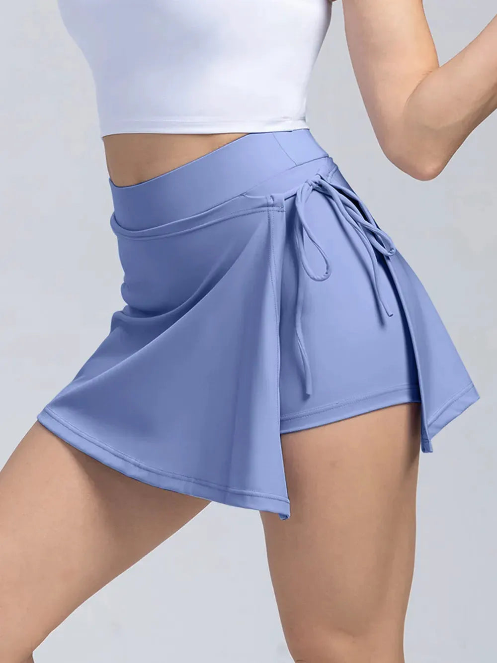 High Waist Active Skort with Pockets by Partner Label