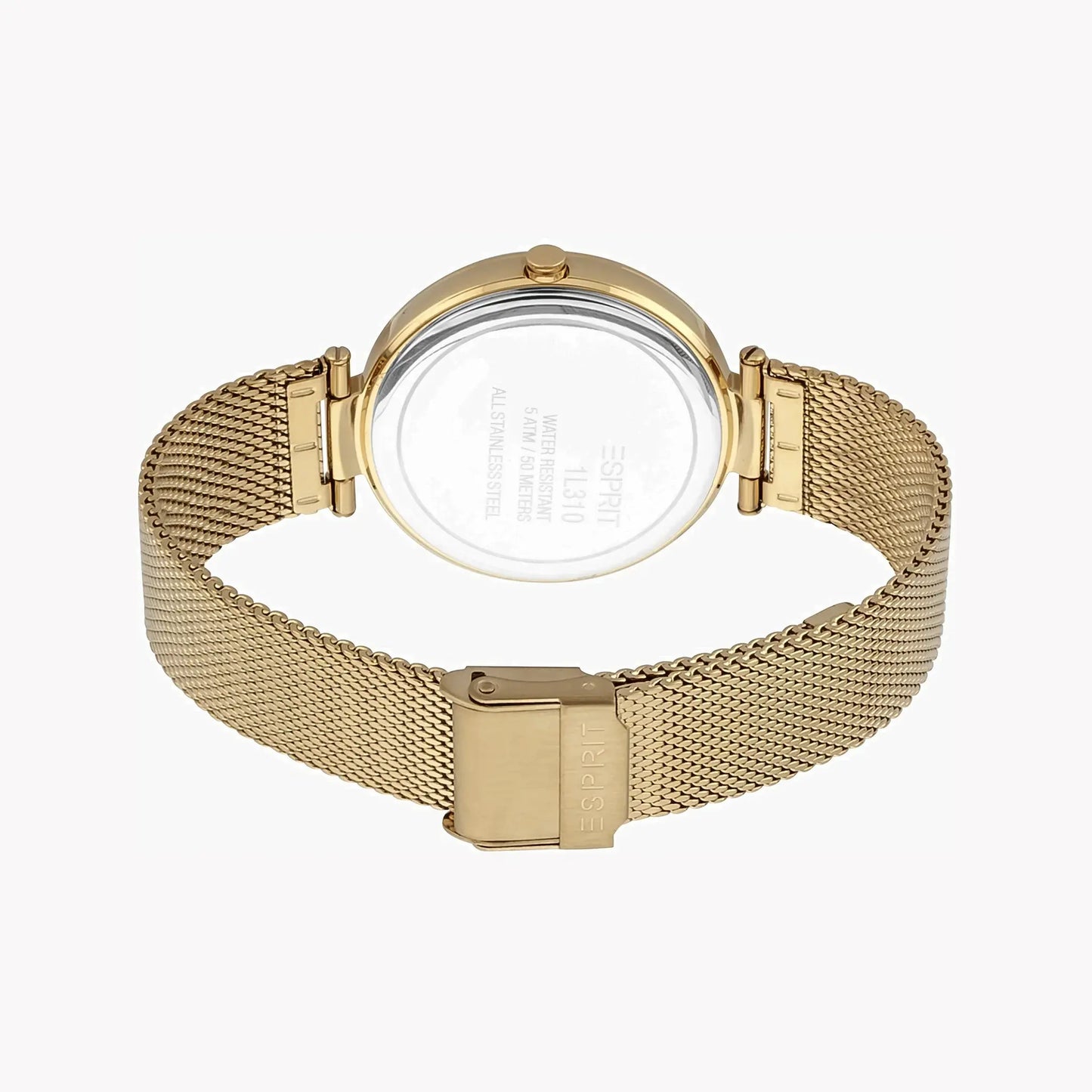 Esprit Women's Gold Stainless Steel Watch, Champagne Dial | Es1l123m0014 by ESPRIT