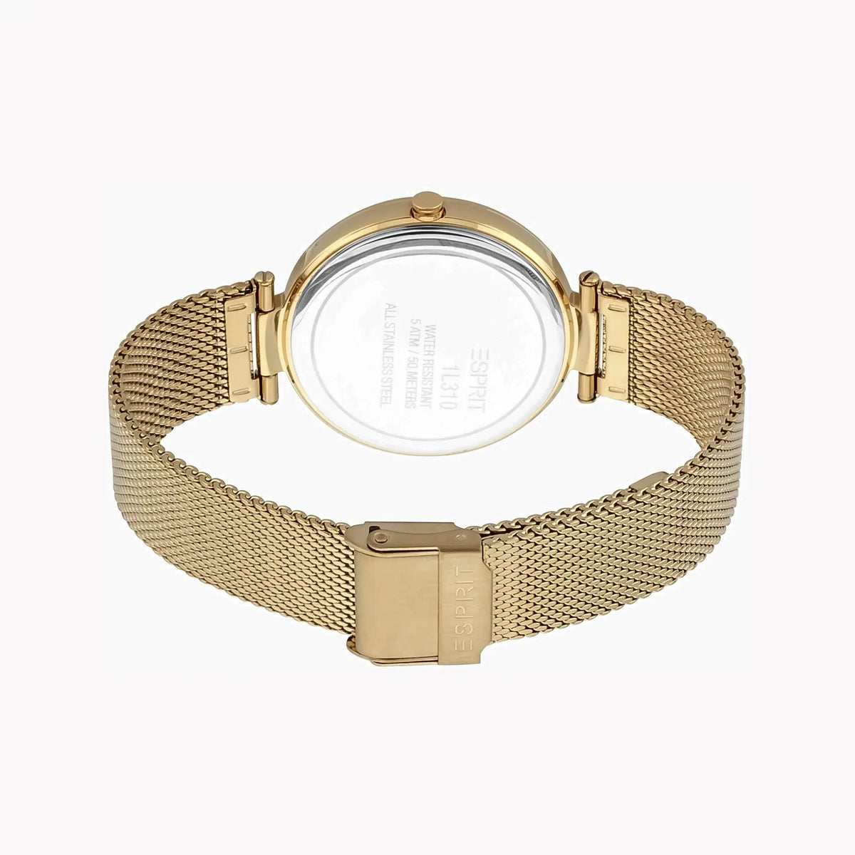 Esprit Women's Gold Stainless Steel Watch, Champagne Dial | Es1l123m0014 by ESPRIT