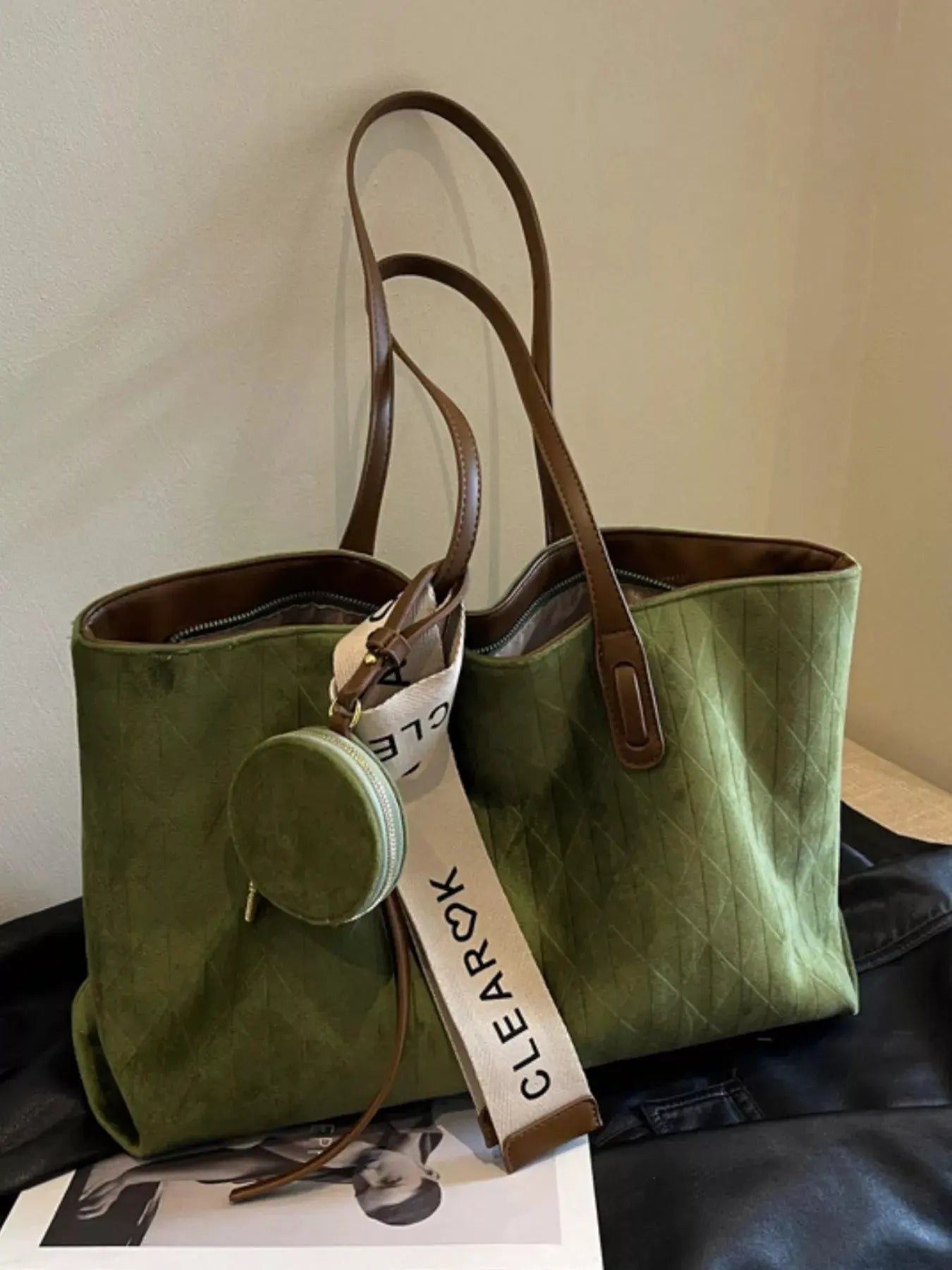 Large Capacity Tote Bag with Coin Purse by Partner Label