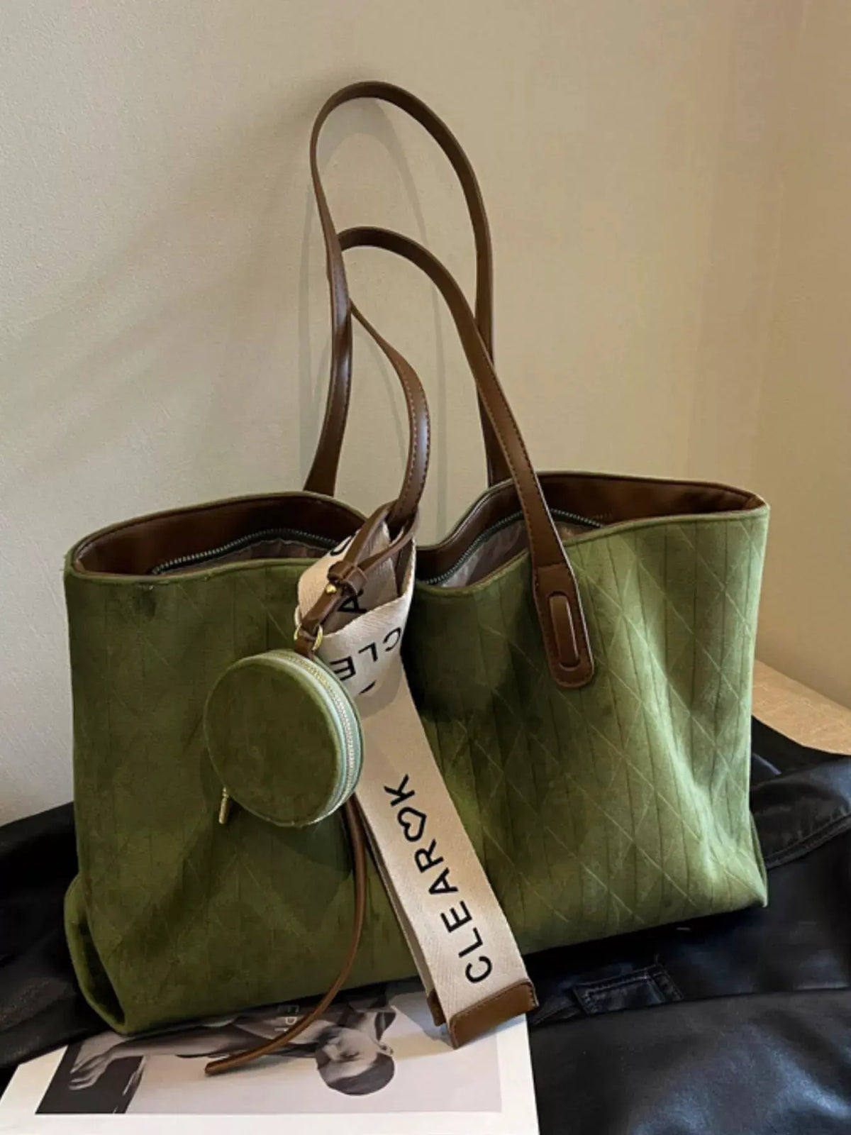 Large Capacity Tote Bag with Coin Purse by Partner Label