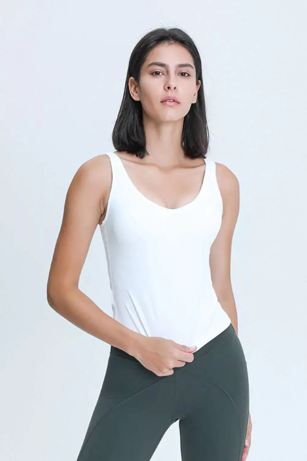 Millennia V Neck Active Tank by Millennia