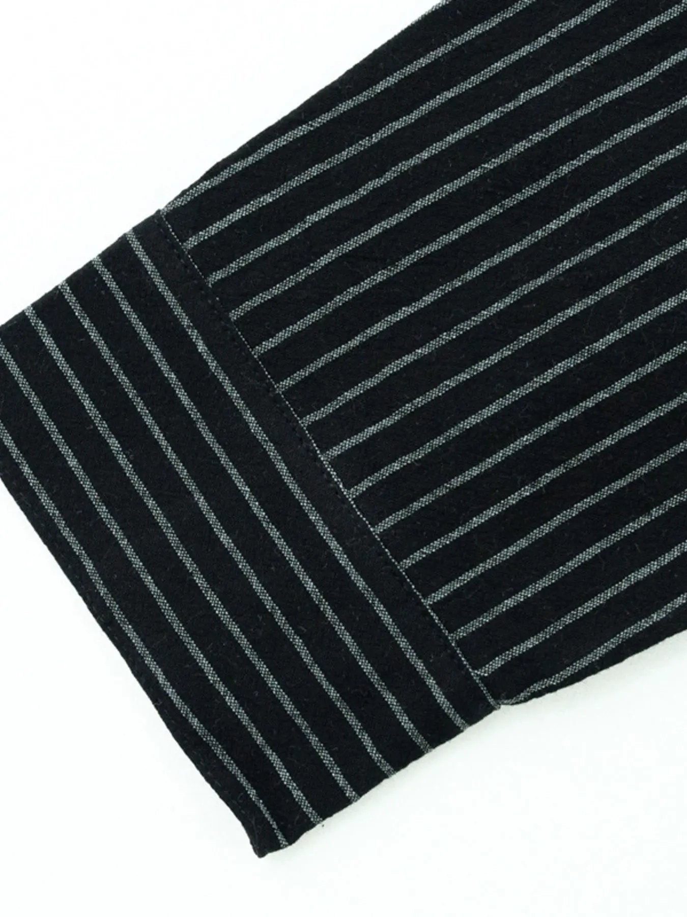 Men's Full Size Striped Long Sleeve Shirt Plus Size by Trendsi