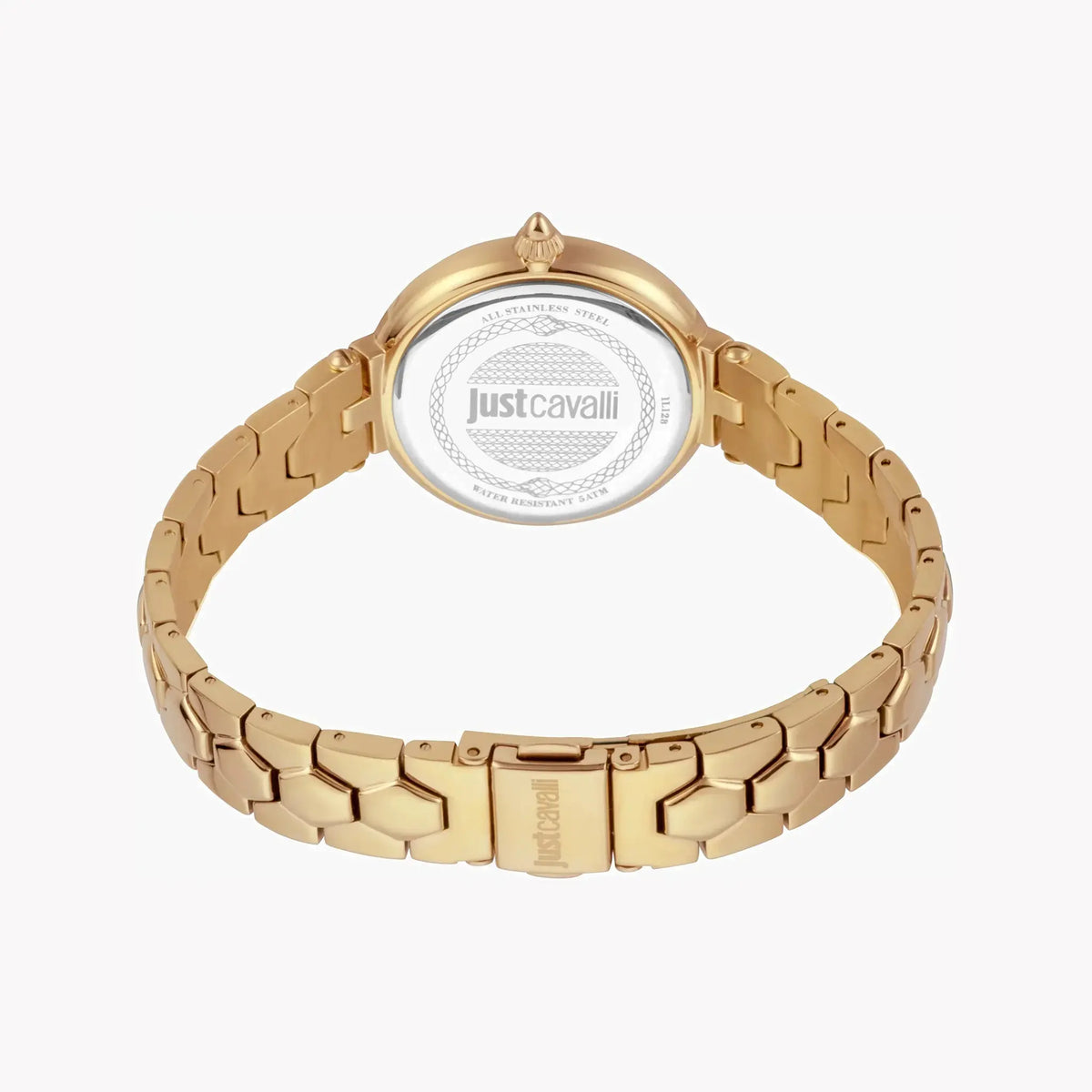 Just Cavalli Women's Gold Stainless Steel Watch, White Dial | Jc1l128m0565 by JUST CAVALLI