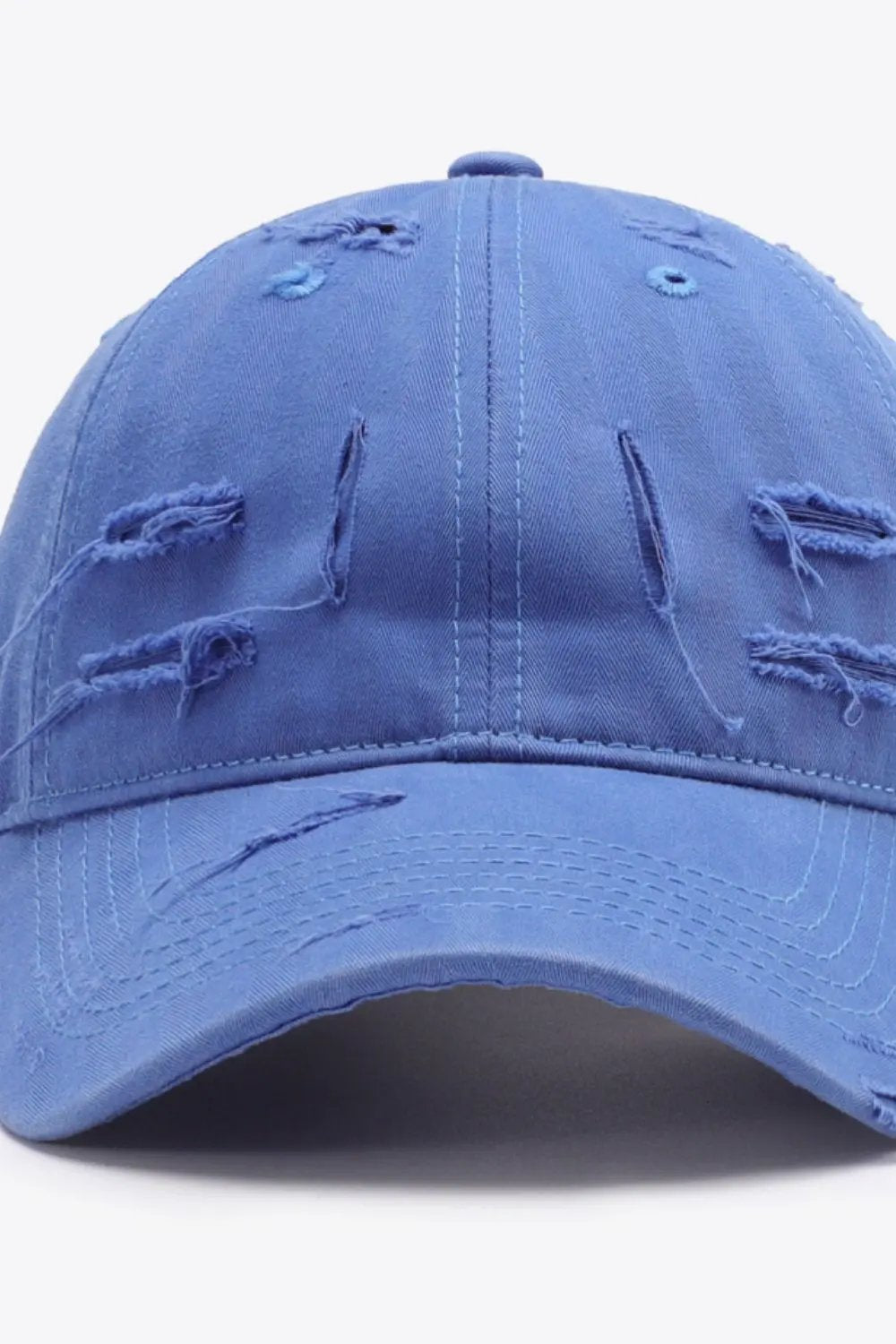 Distressed Adjustable Baseball Cap by Partner Label