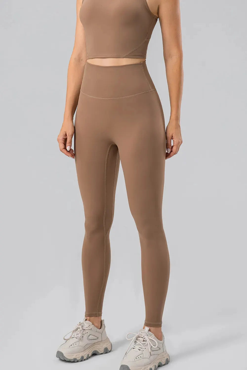 High Waist Wide Waistband Active Leggings by Partner Label
