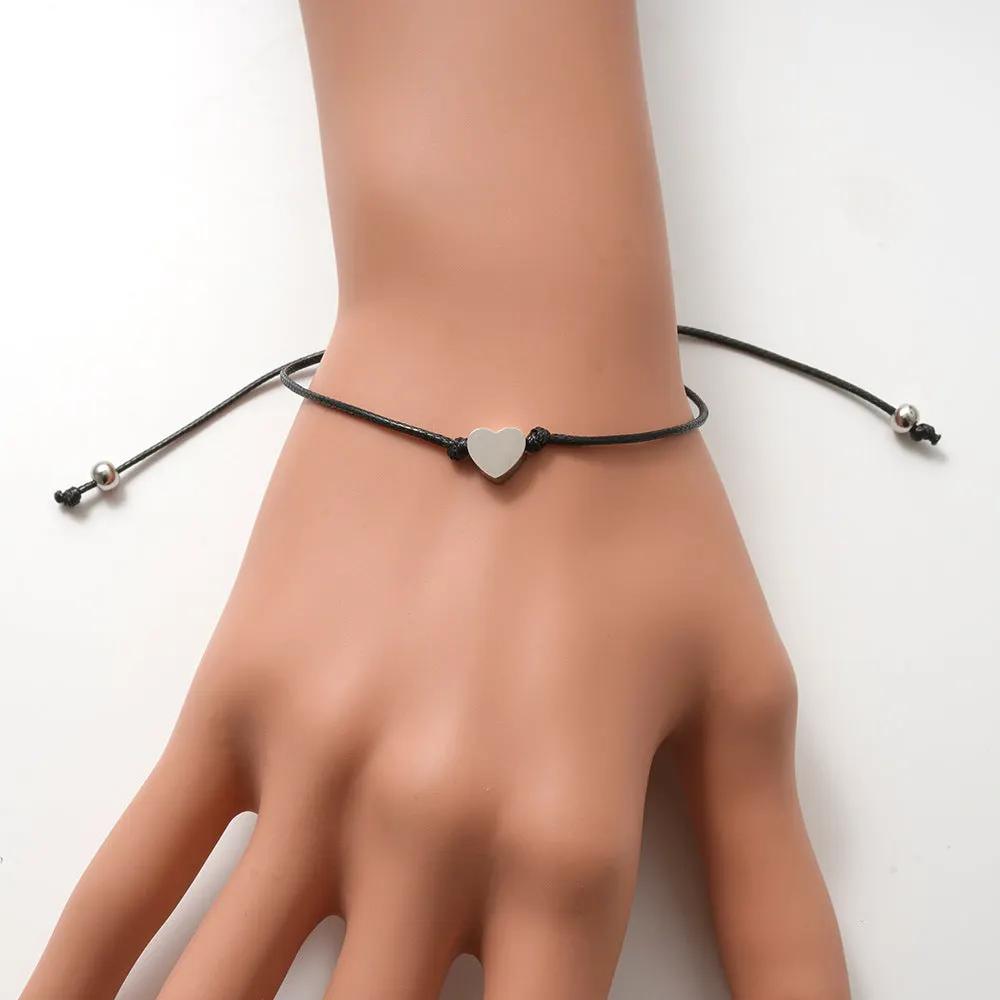 Card Couple Heart Bracelet by Maiden-Art