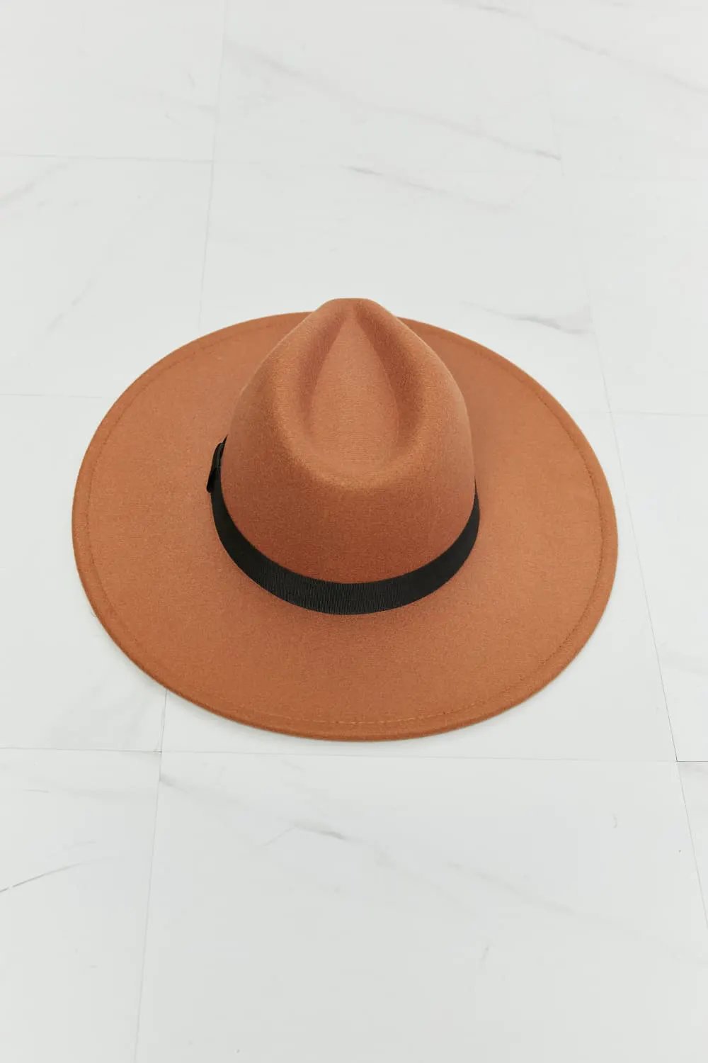 Fame Enjoy The Simple Things Fedora Hat by Fame
