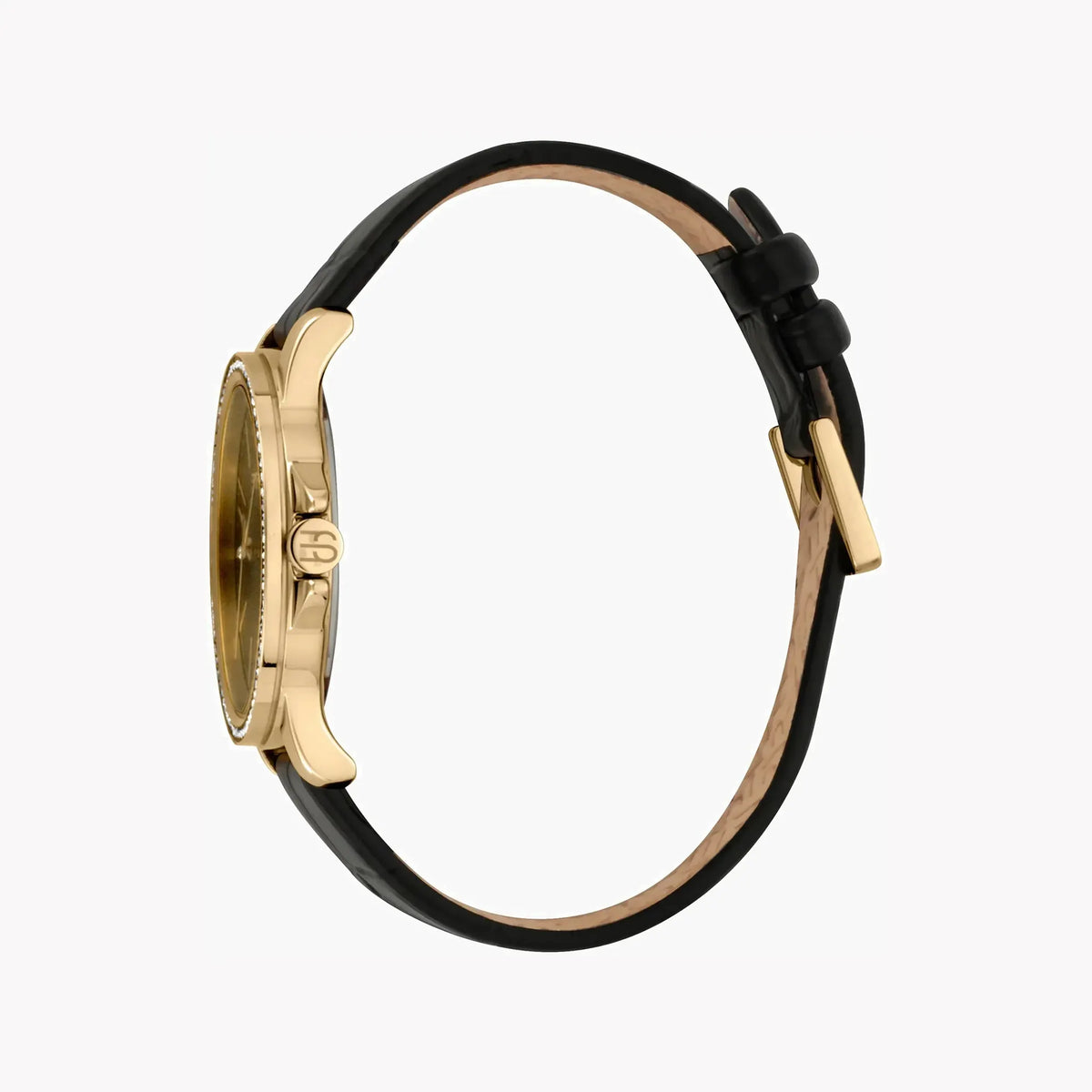 Esprit Women's Black Leather Watch, Black Dial | Es1l185m0065 by ESPRIT