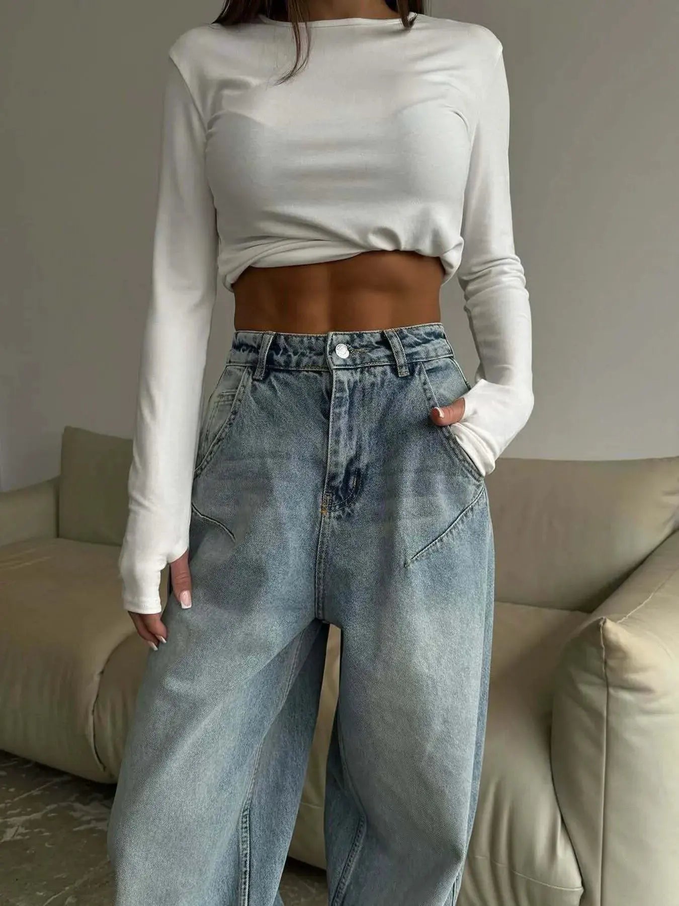 Wide Leg Jeans by Partner Label