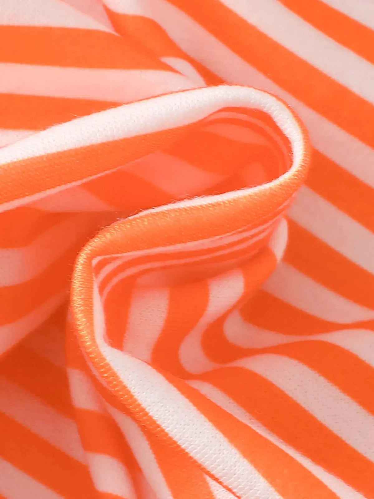 Children's Little Boo Halloween Striped Quarter-Zip Sweatshirt by Trendsi