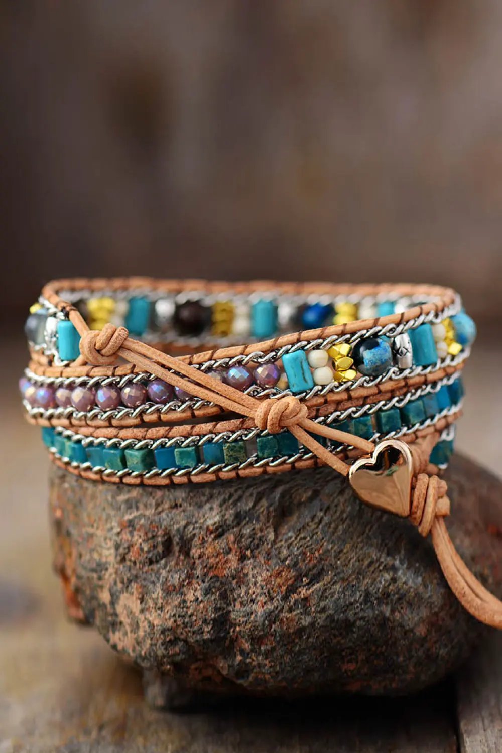 Heart Layered Bracelet by Partner Label