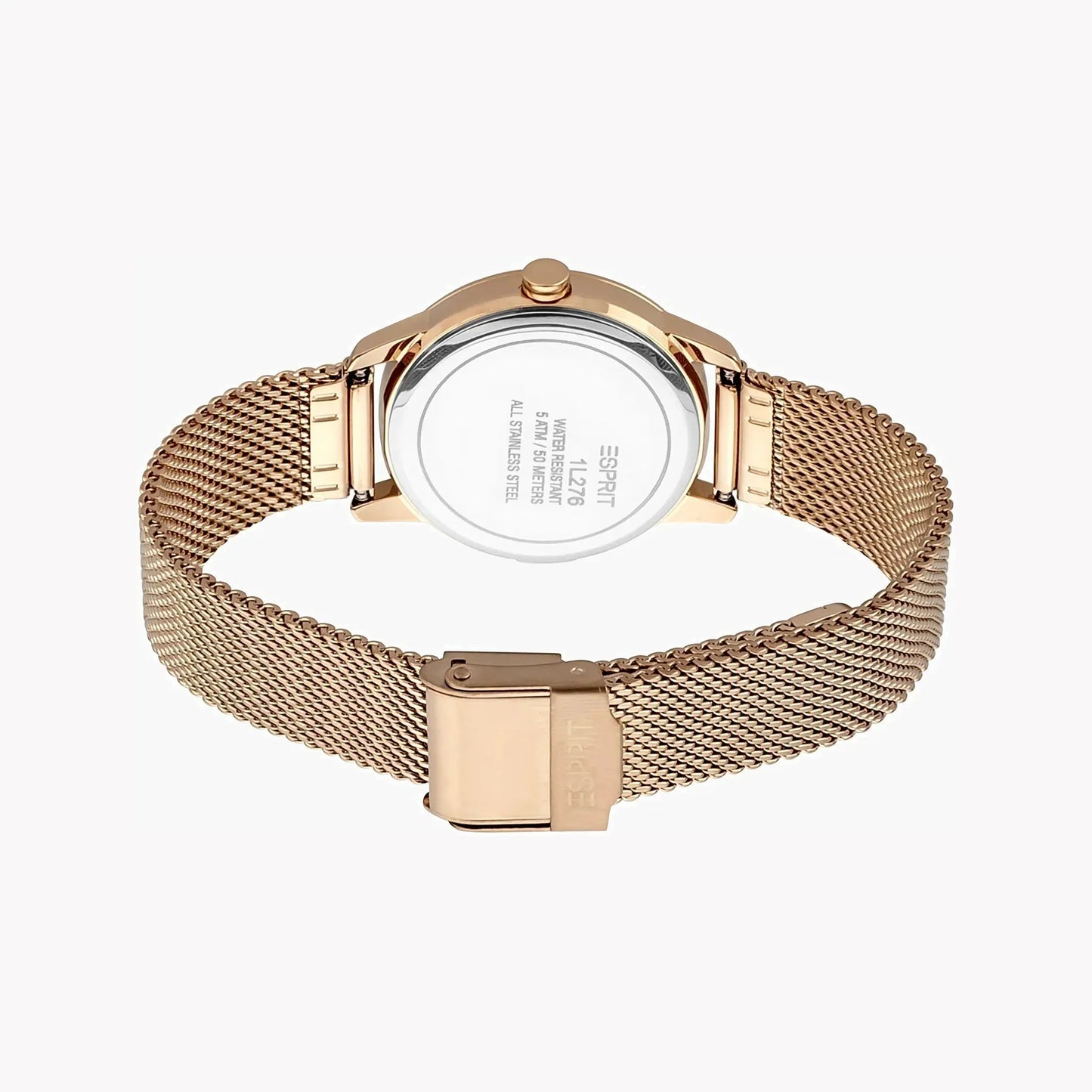 Esprit Women's Rose Gold Stainless Steel Watch, Silver Dial | Es1l112m0035 by ESPRIT