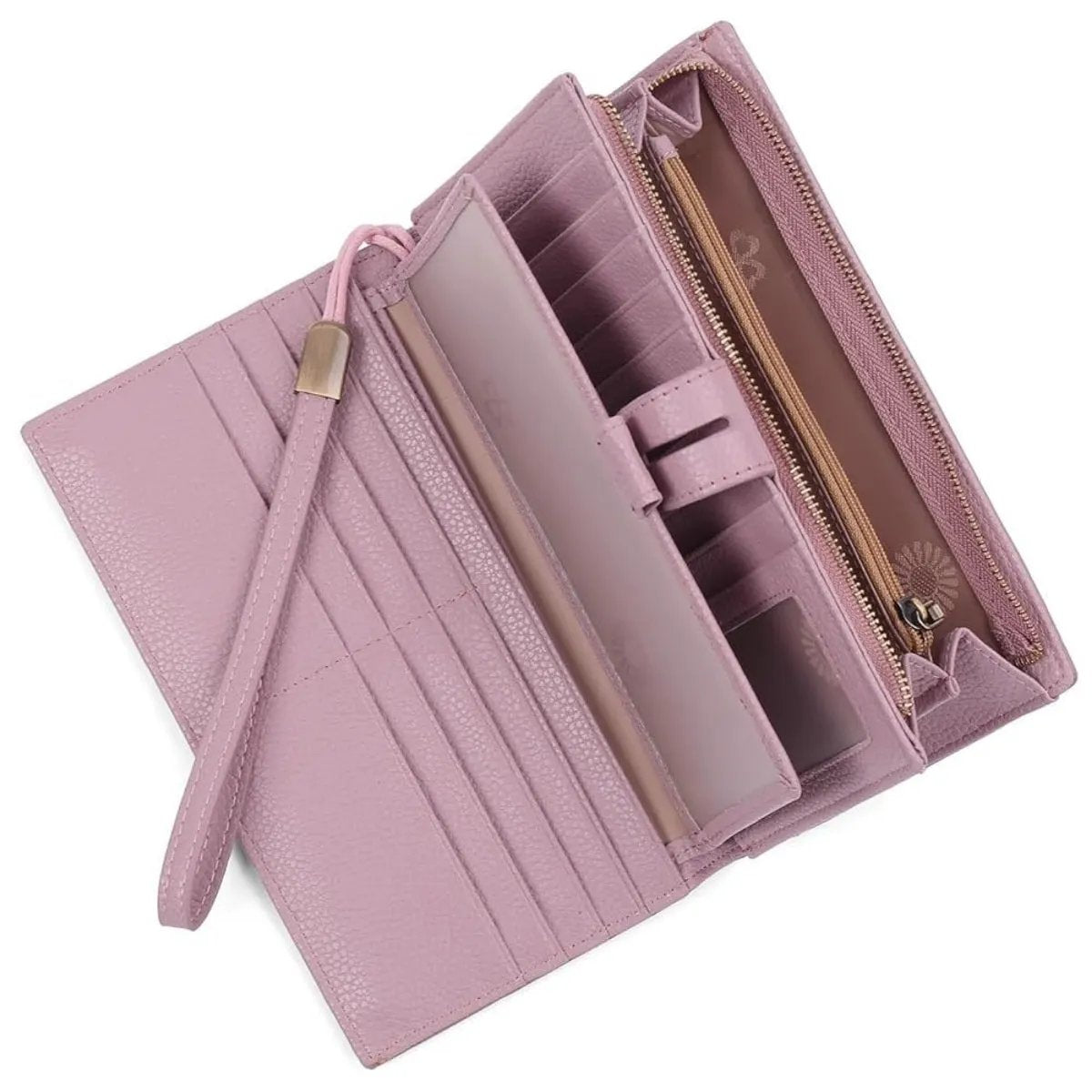 Leather Long Wallet by Partner Label