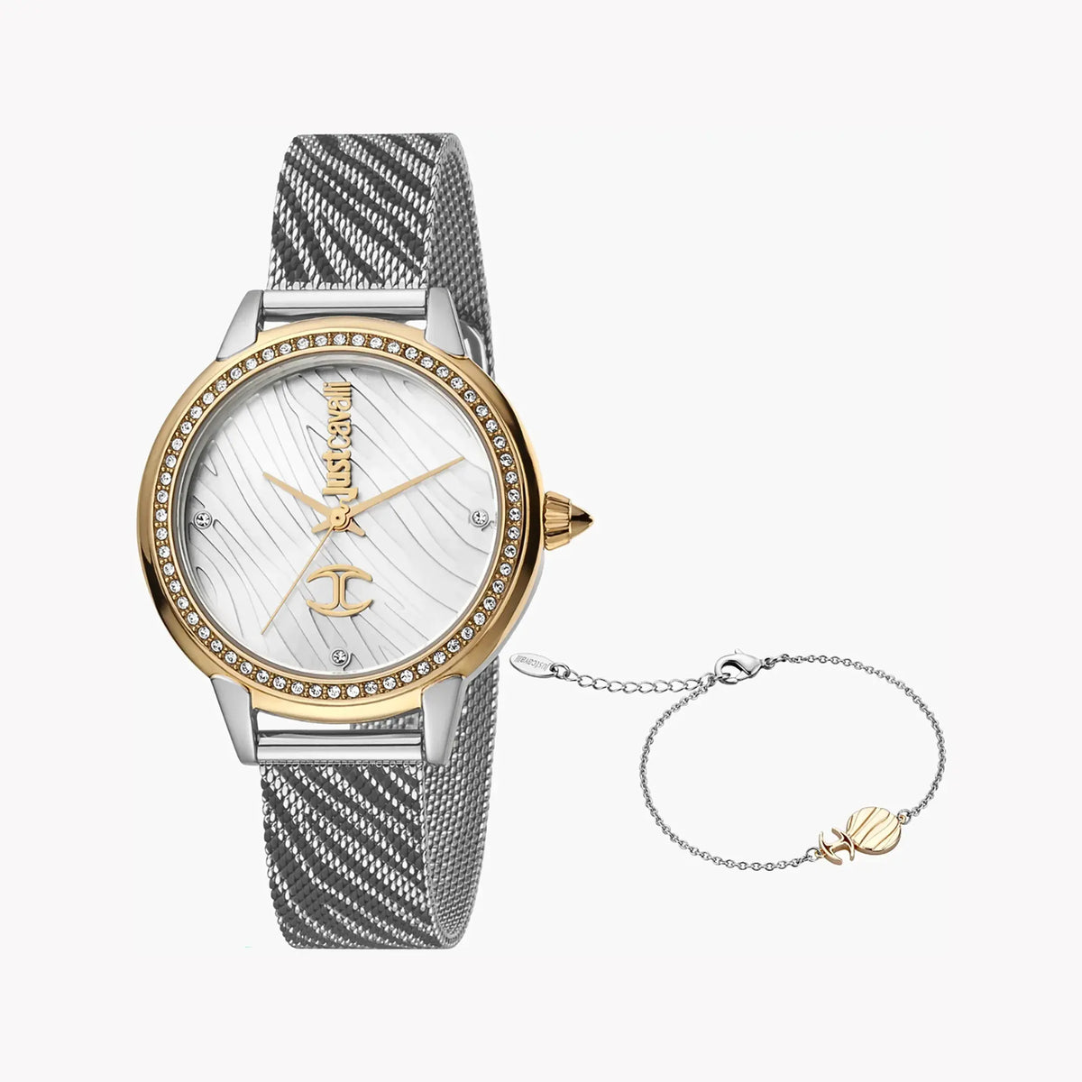 Just Cavalli Women's Silver Watch, Silver Dial | Jc1l146m0085 by JUST CAVALLI
