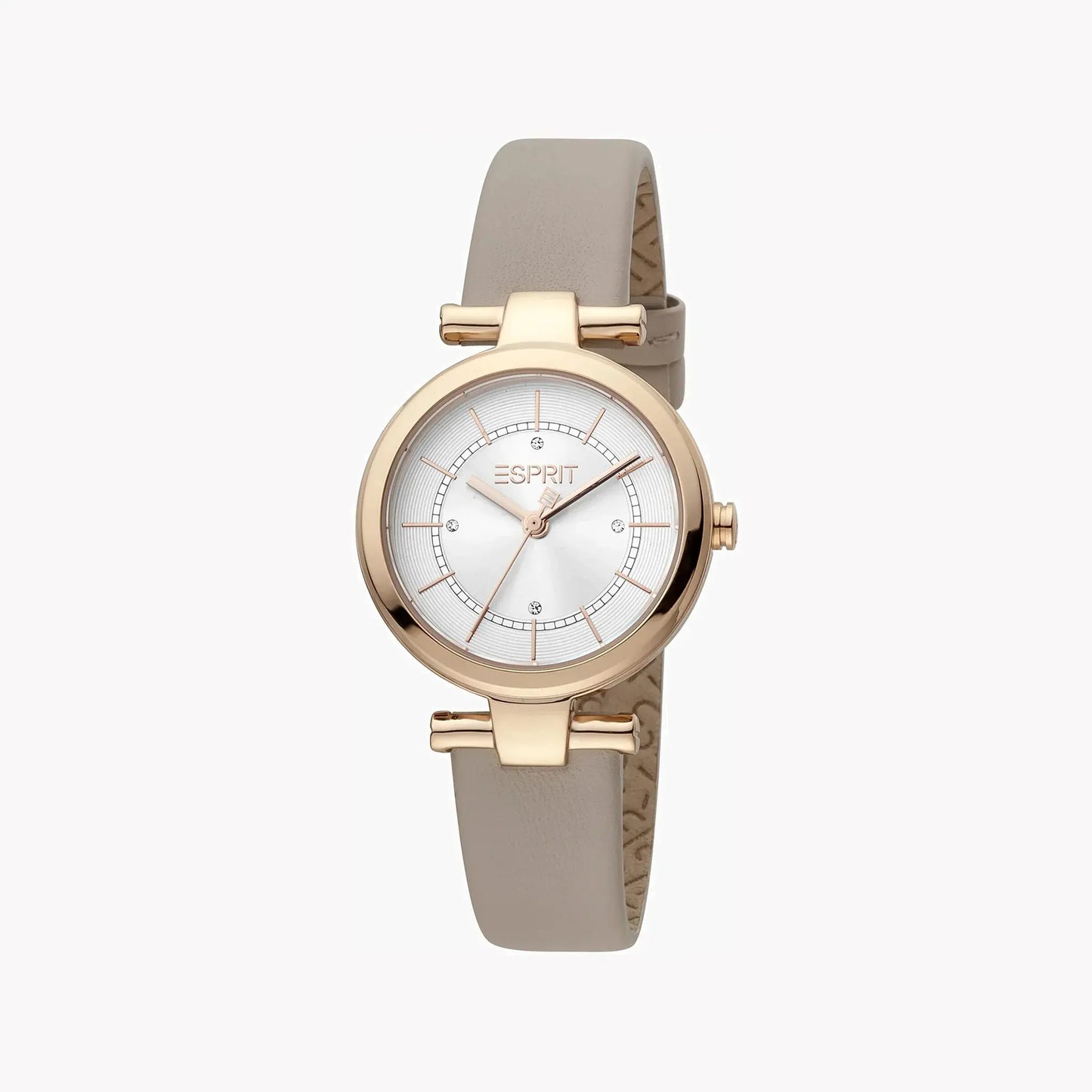 Esprit Women's Silver Dial Watch, Brown Leather Band | ES1L281L0045 by ESPRIT