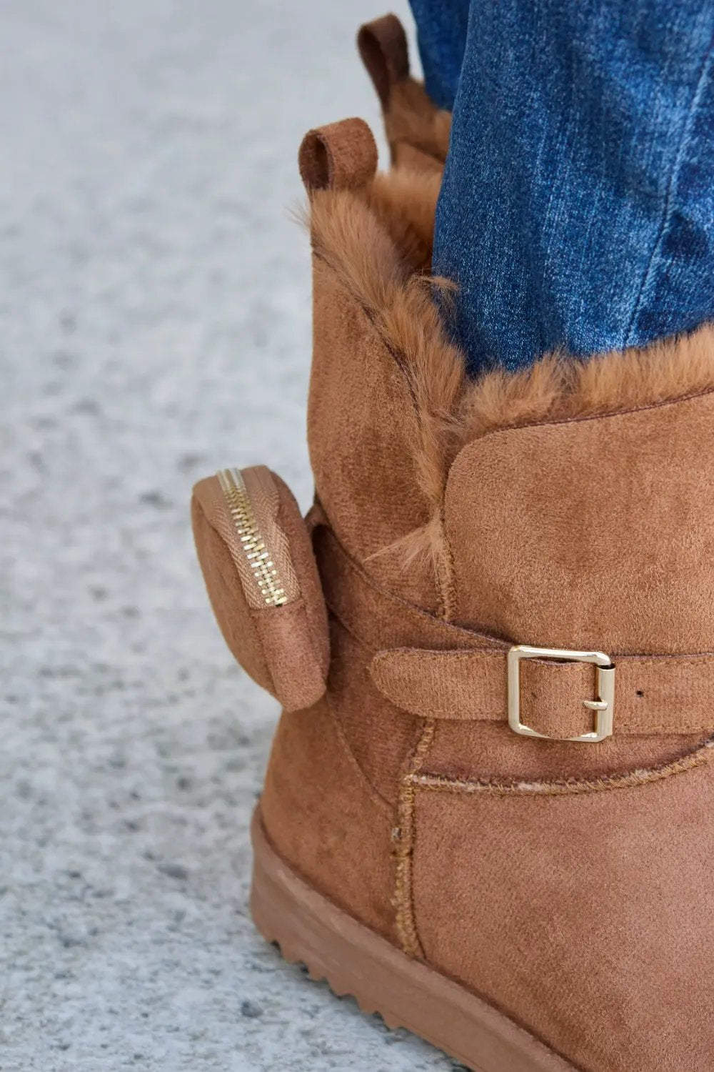 Forever Link Plush Thermal Flat Boots by Forever Link