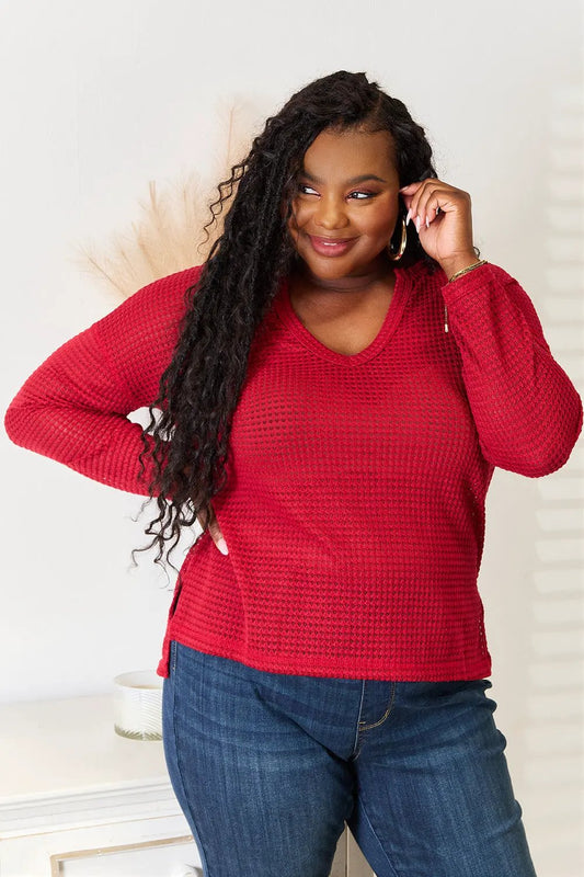 Culture Code Full Size Wide Notch Relax Top by Culture Code