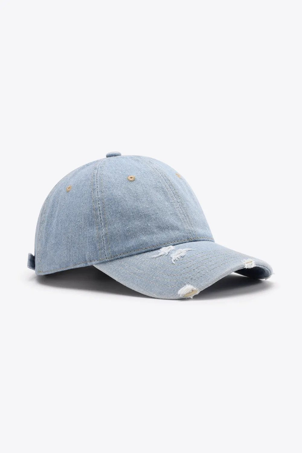 Distressed Adjustable Baseball Cap by Partner Label