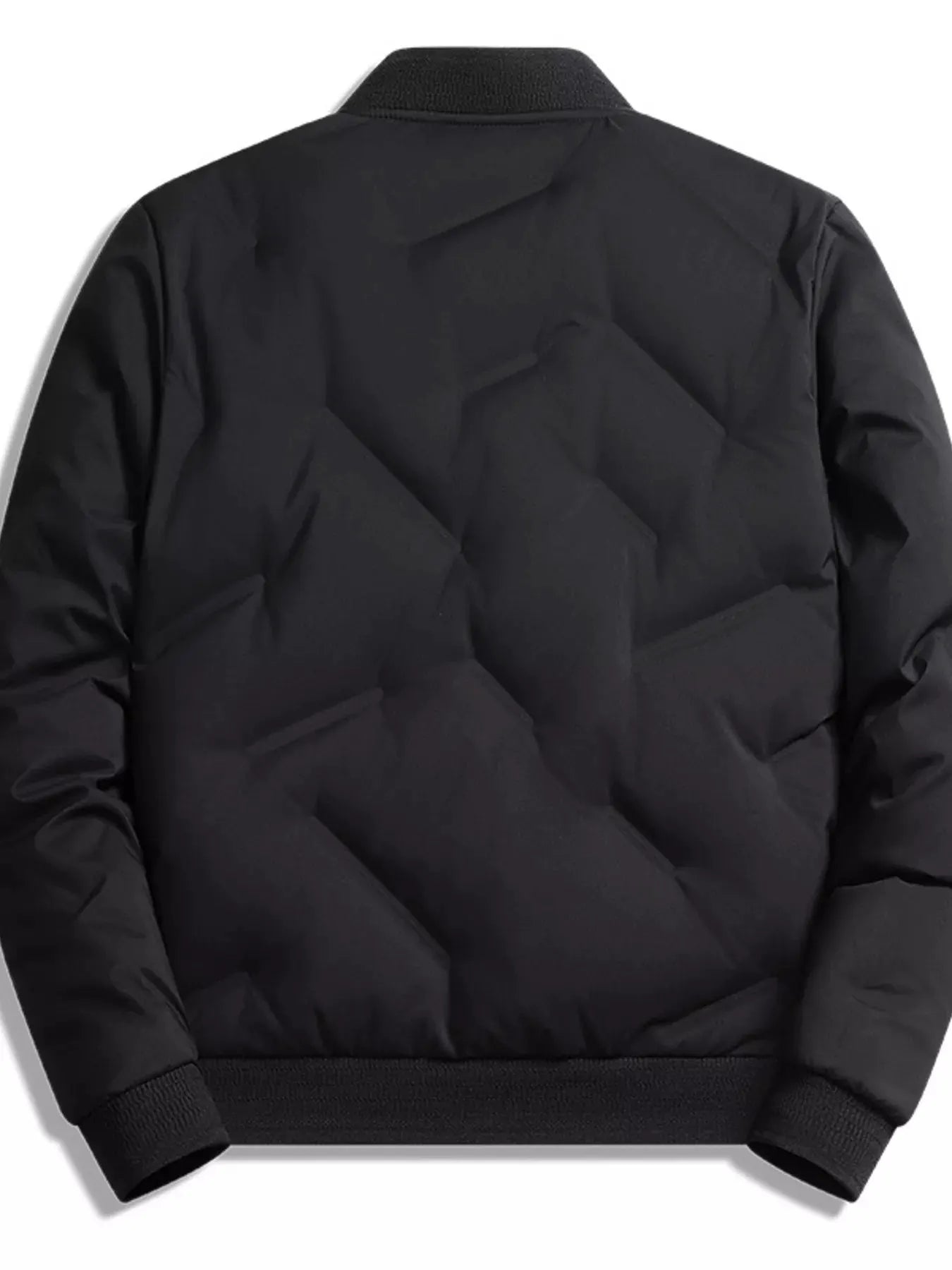 Men's Plus Size Lightweight Padded Bomber Jacket by Partner Label