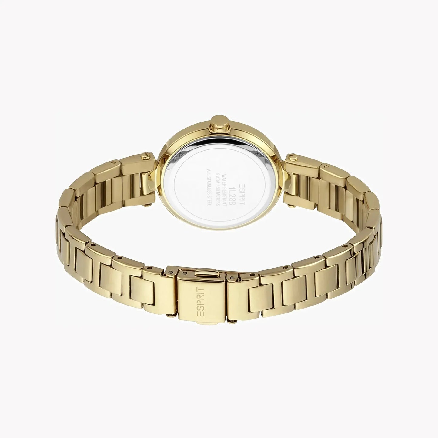 Esprit Women's Gold Stainless Steel Watch, White Dial | Es1l060m0125 by ESPRIT