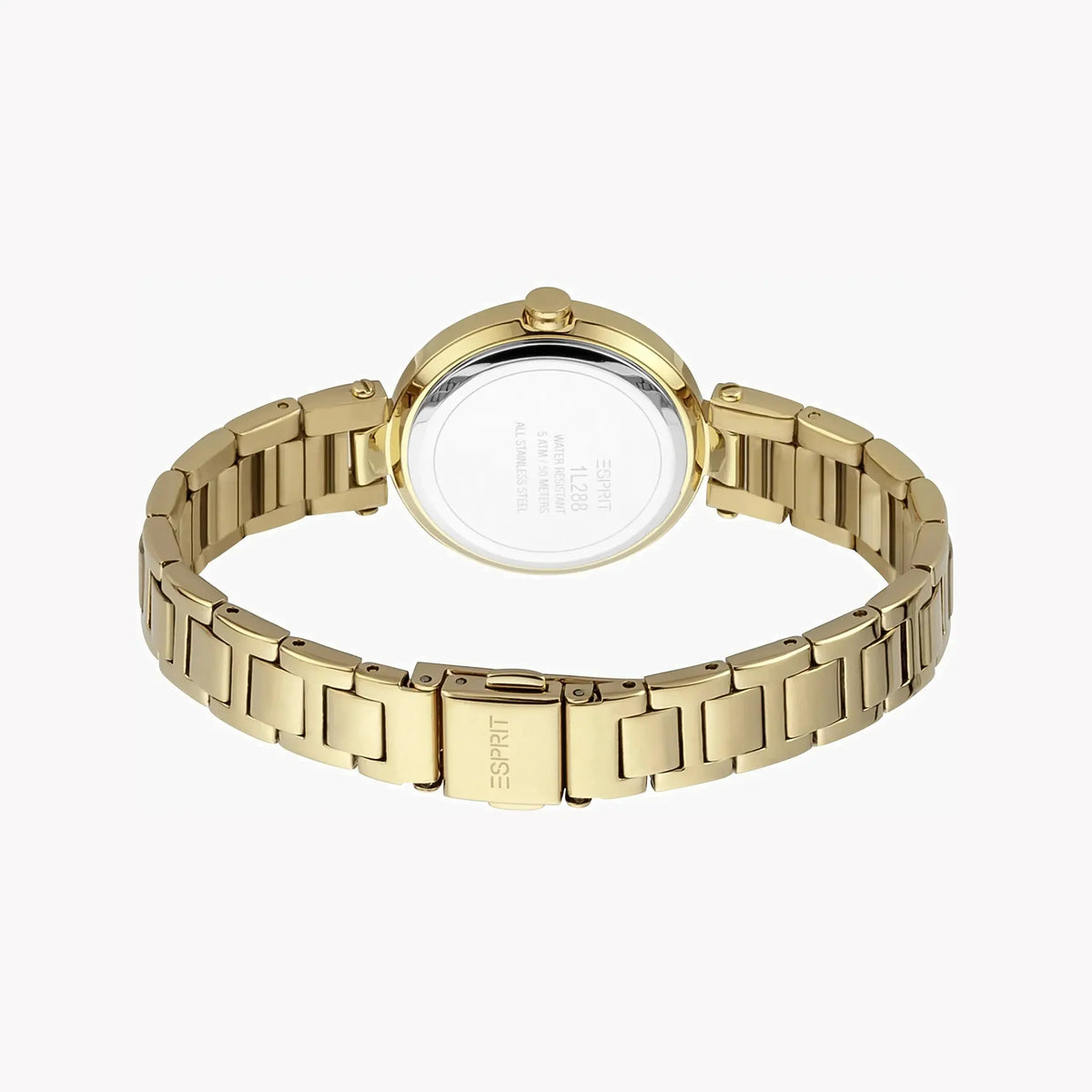 Esprit Women's Gold Stainless Steel Watch, White Dial | Es1l060m0125 by ESPRIT