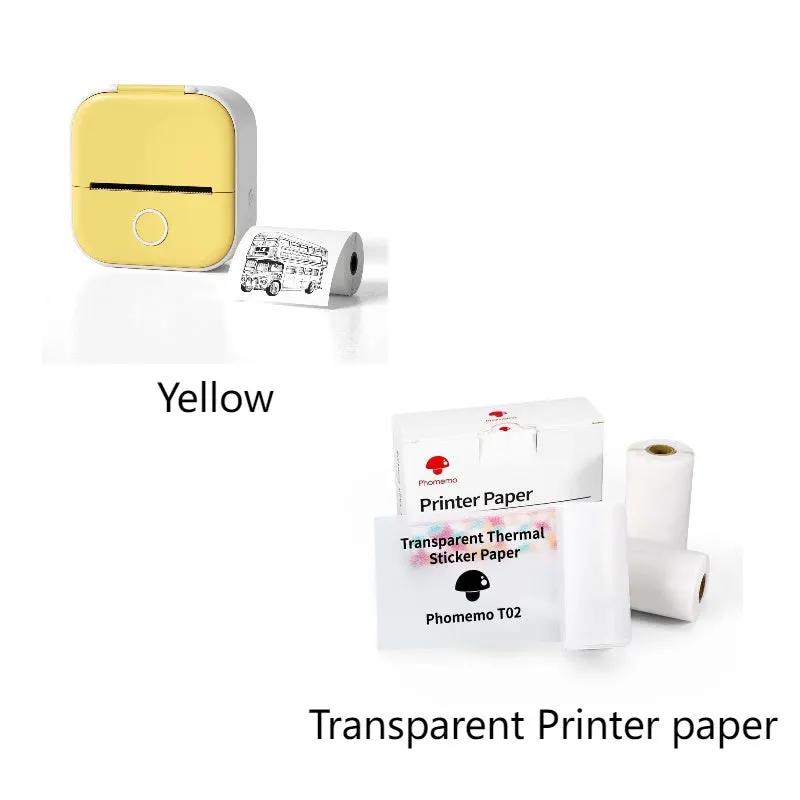 Portable Mini Thermal Label Printer Home Photo Printer Student Wrong Question Printer Bluetooth-compatible Mini Label Printer Price Tag by Maiden-Art
