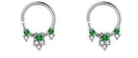 Jewelry Nose Ring Diamond No Hole Nose Fake Nose Ring by Maiden-Art