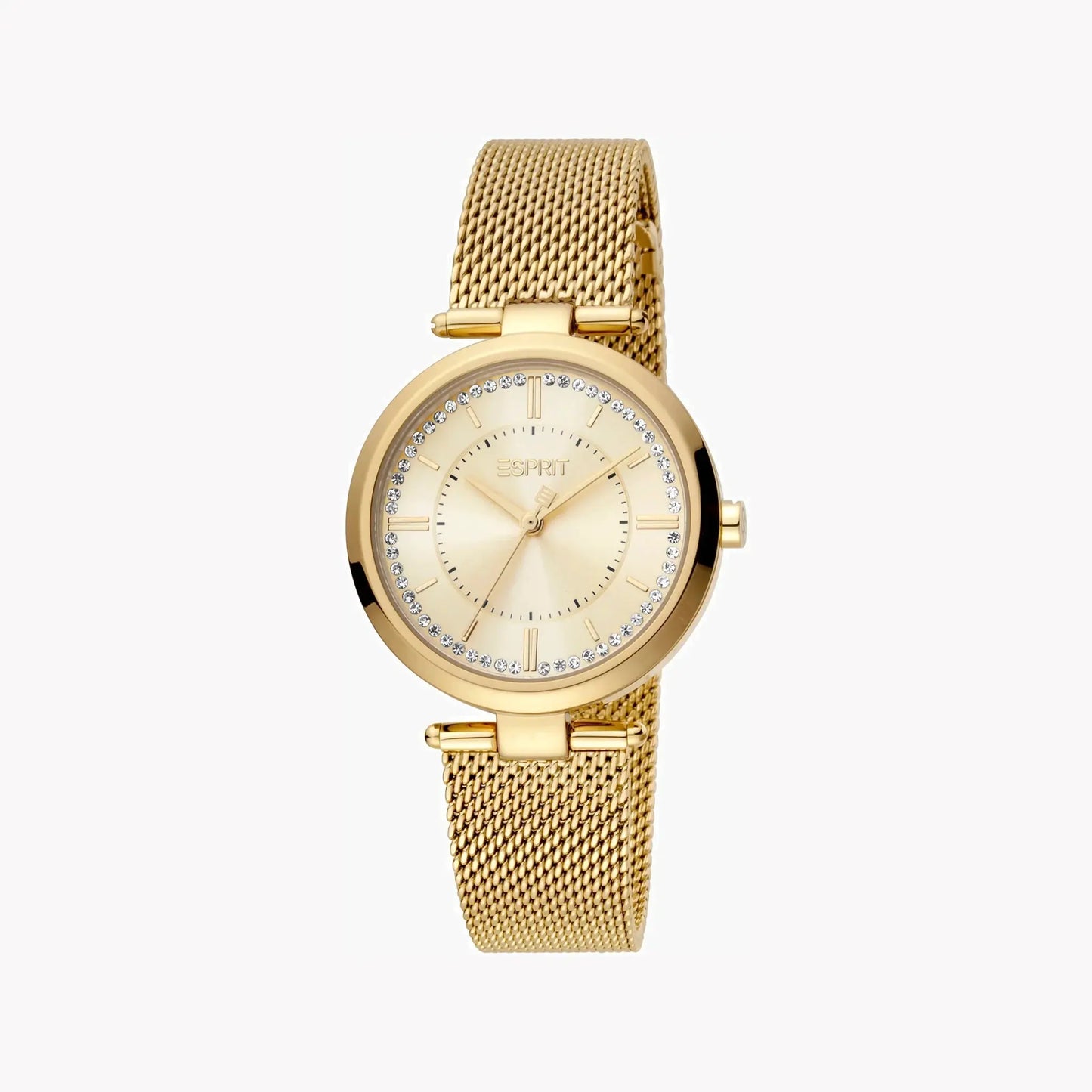 Esprit Women's Gold Stainless Steel Watch, Champagne Dial | Es1l216m0025 by ESPRIT