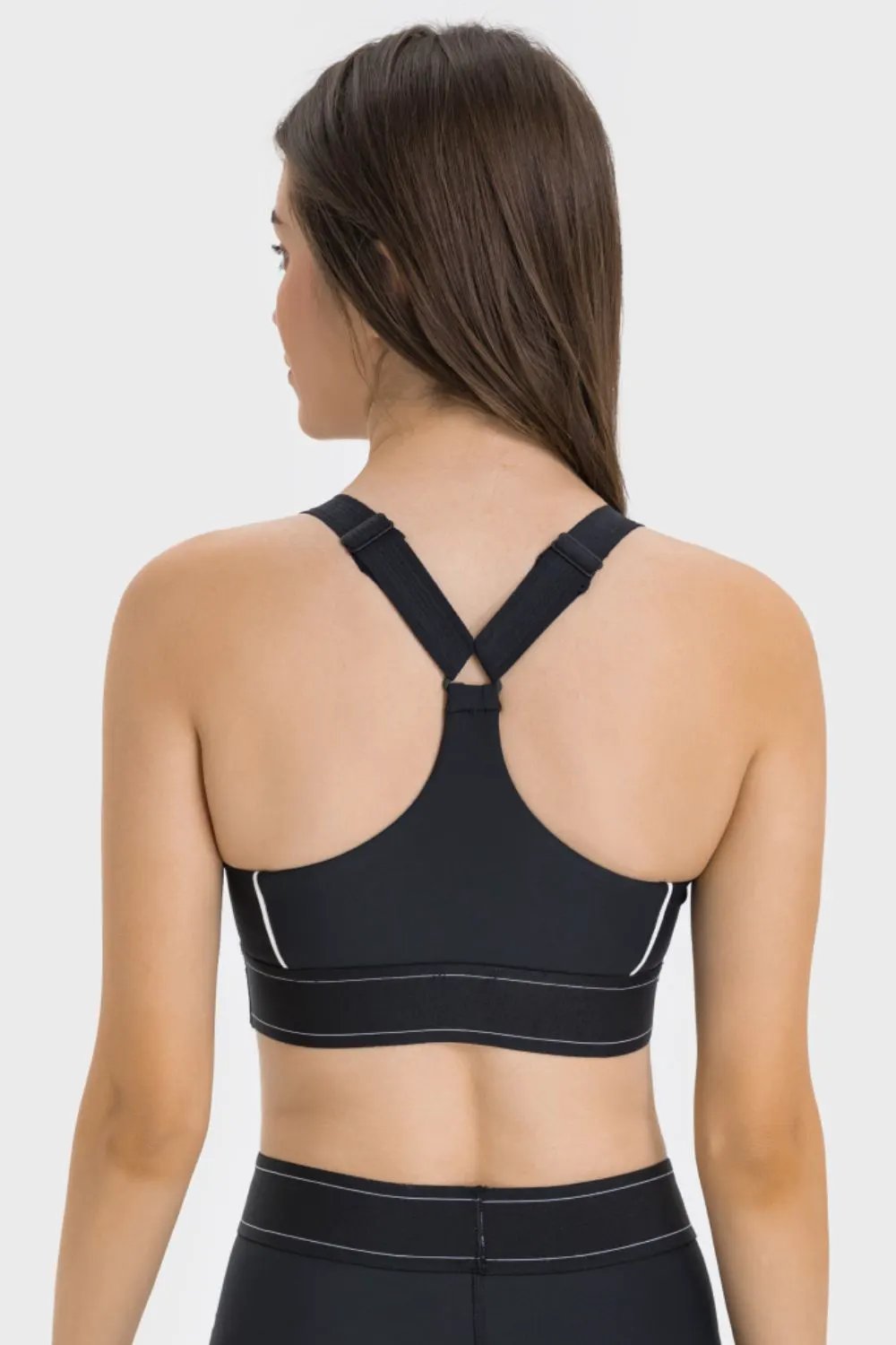 Millennia Contrast Sports Bra by Millennia