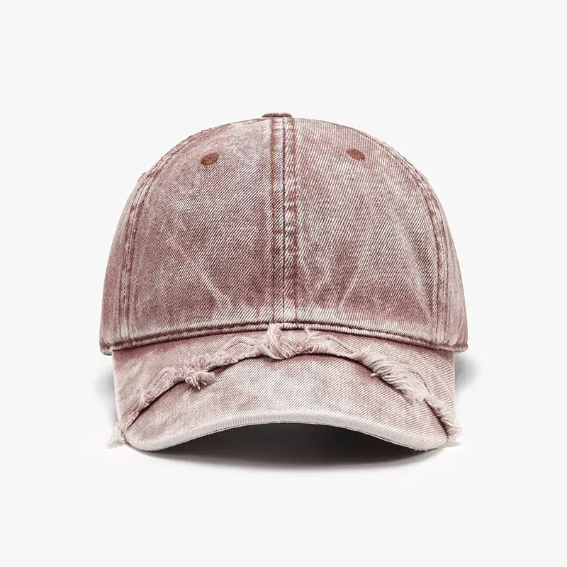 Fringe Adjustable Cotton Baseball Cap by Partner Label