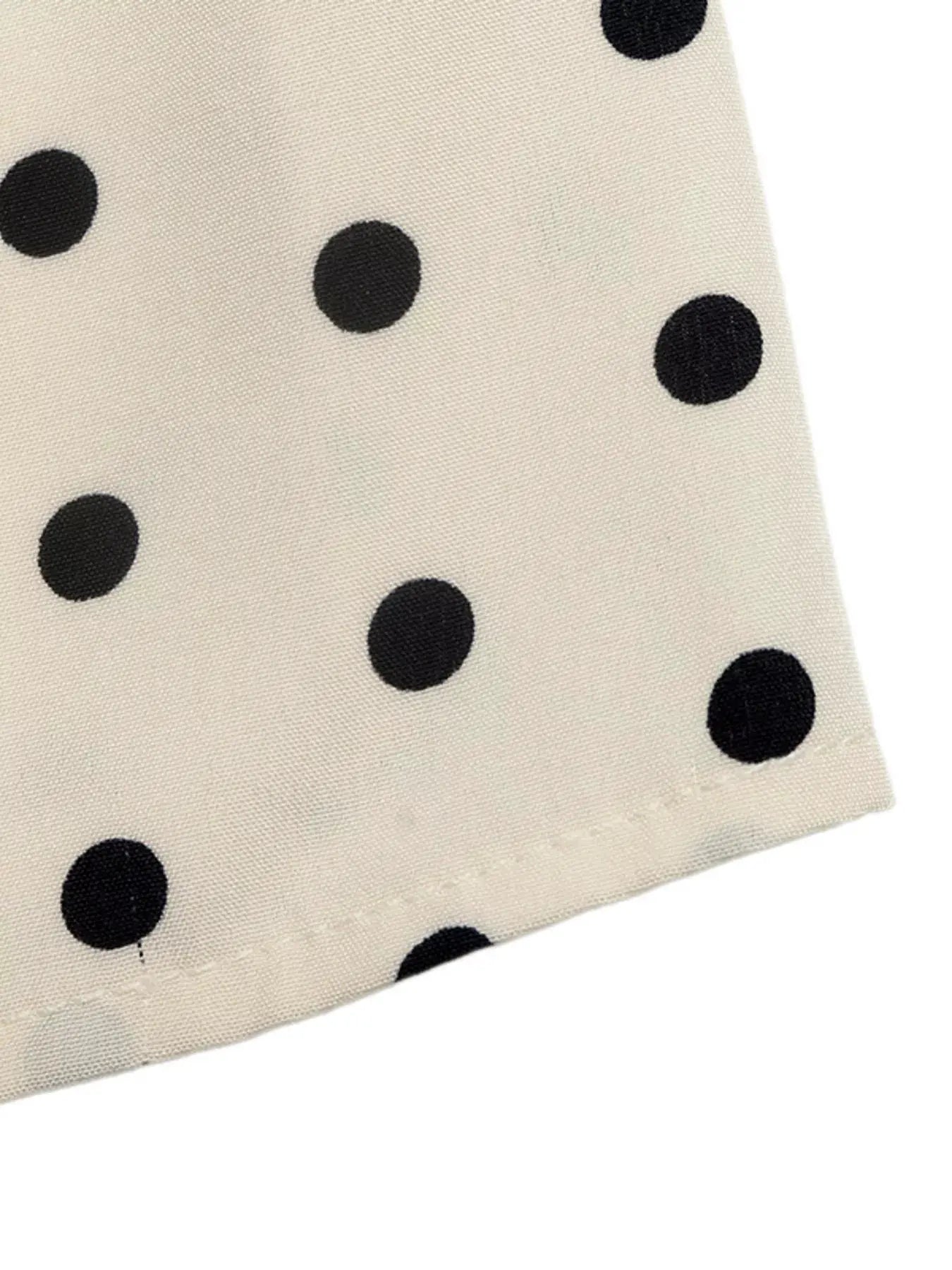 Polka Dot Halter Neck Mini Dress by Trendsi