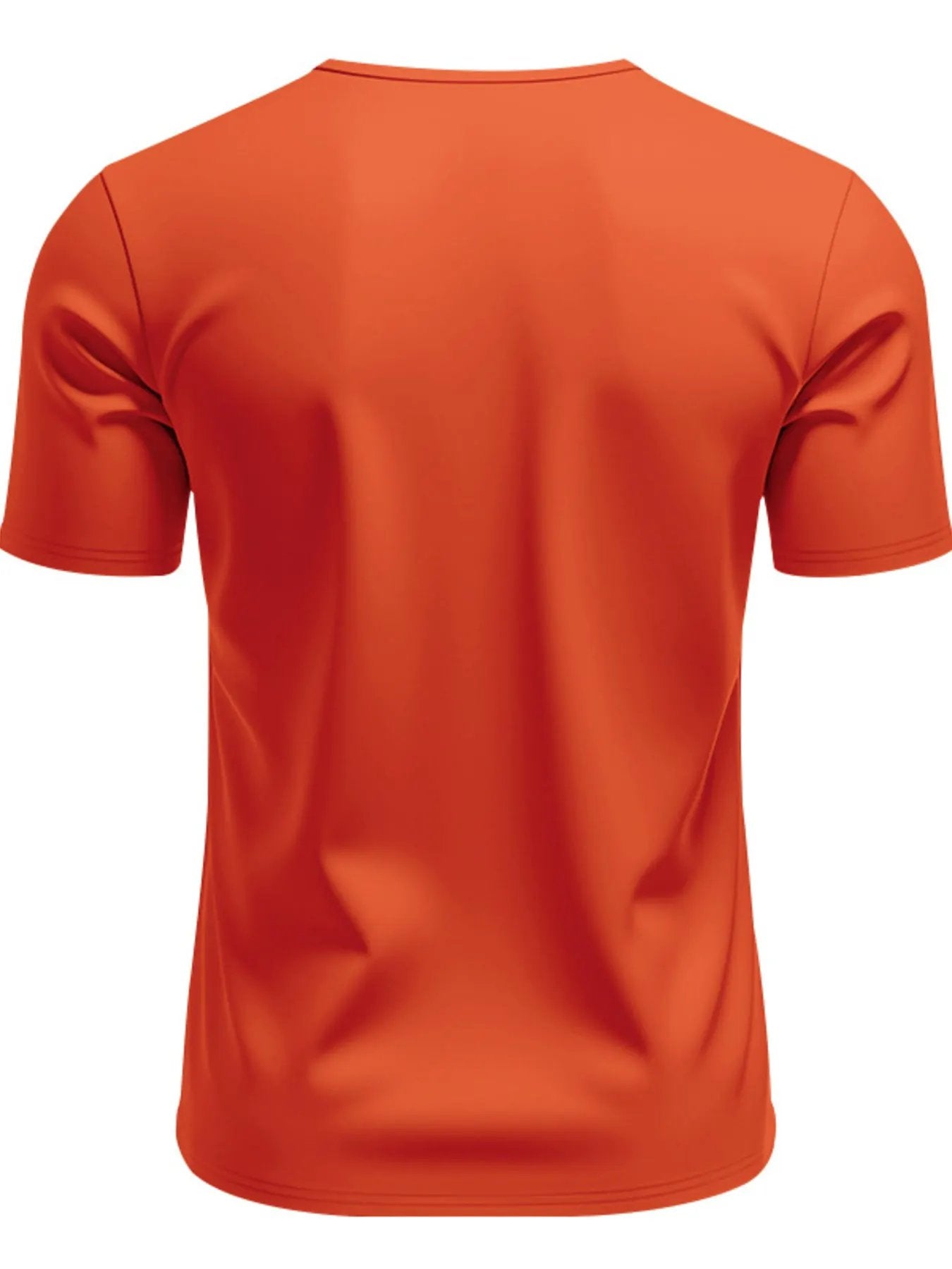 Men's Full Size Casual V-Neck Short Sleeve T-Shirt Plus Size by Trendsi