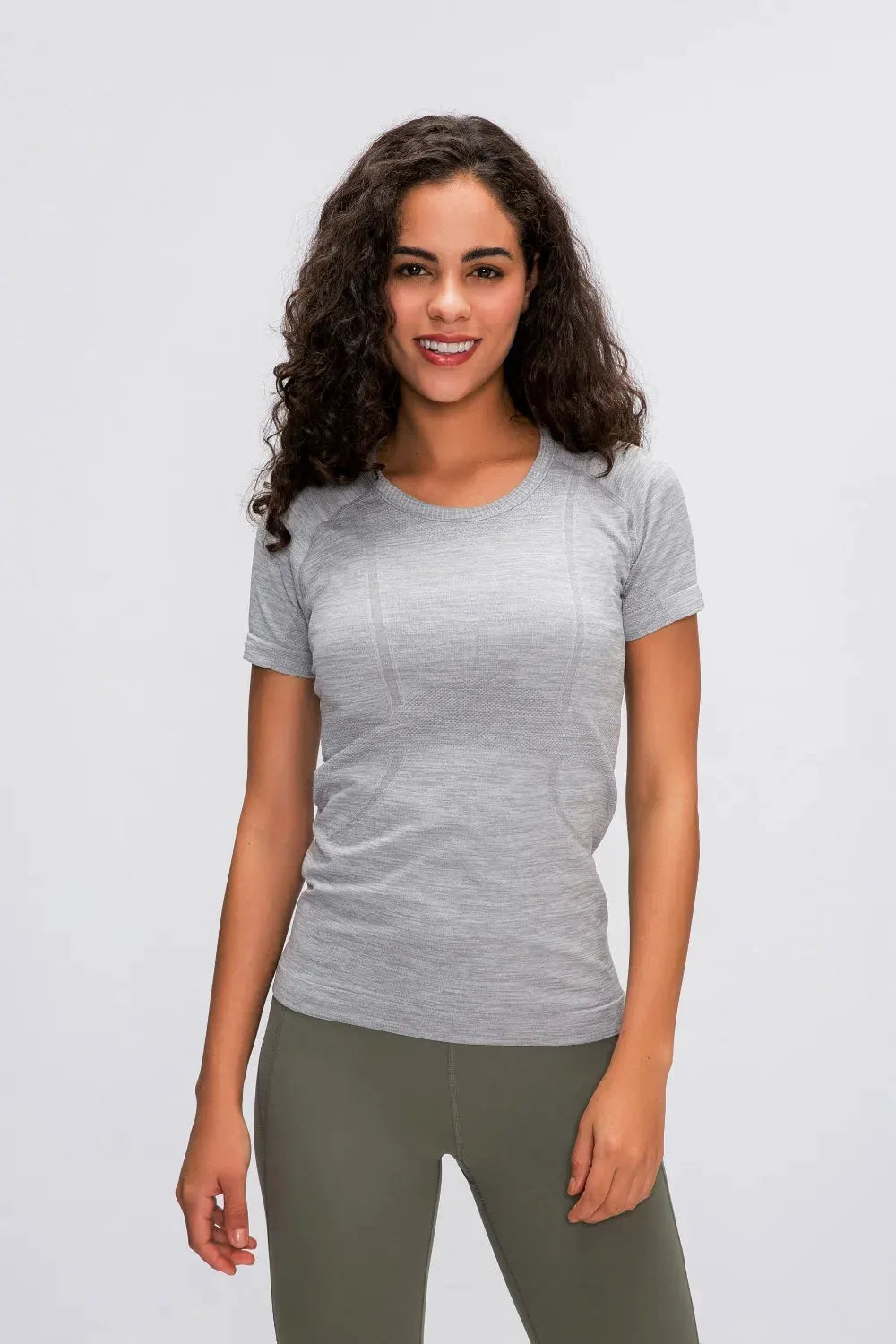 Millennia Round Neck Short Sleeve Active T-Shirt by Millennia