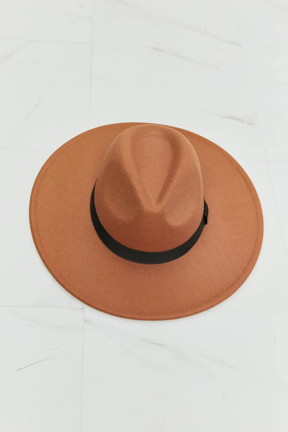 Fame Enjoy The Simple Things Fedora Hat by Fame