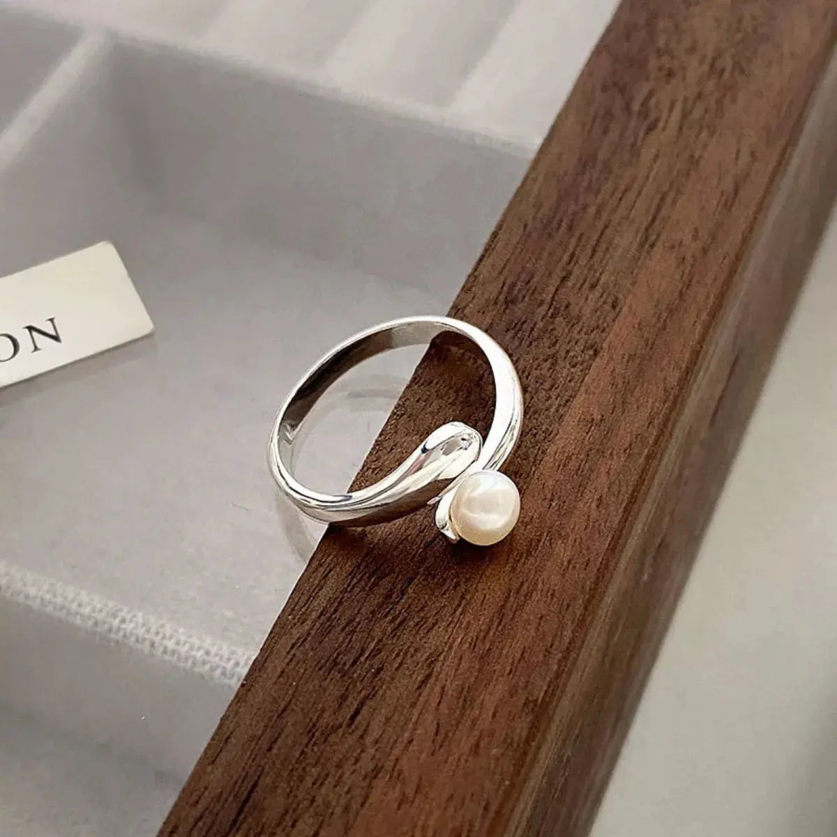 925 Sterling Silver Bypass Ring by Partner Label