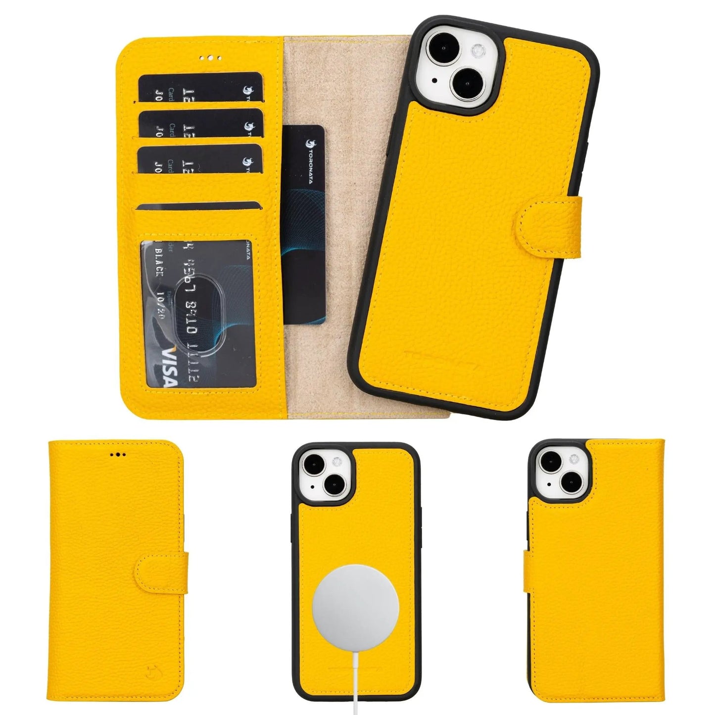 Casper iPhone 14 Series Detachable Leather Wallet Case by TORONATA