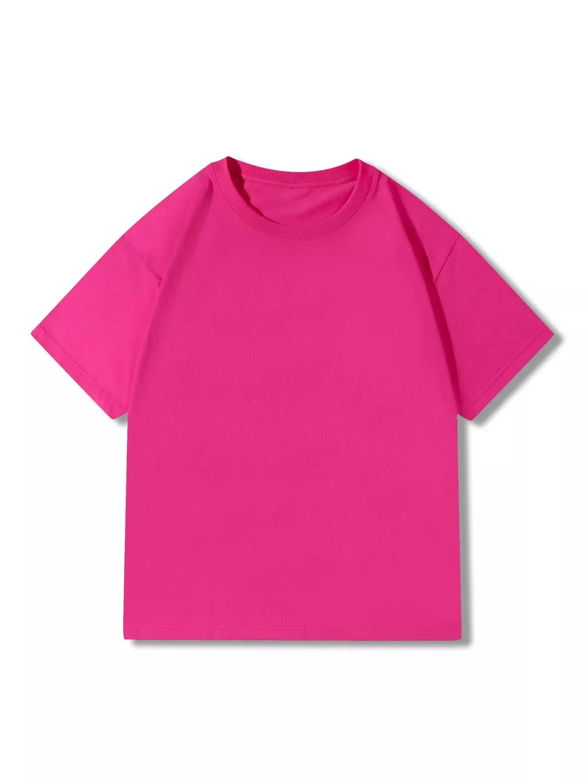 Men's Full Size Classic Crew Neck Solid Color T-Shirt Plus Size by Trendsi