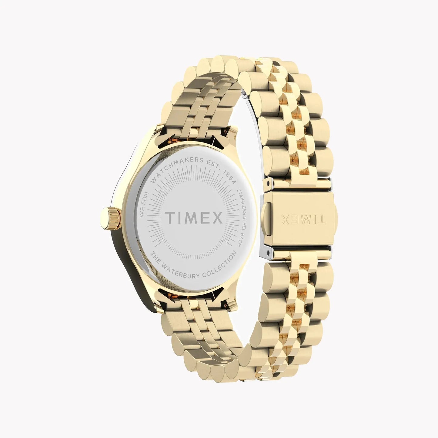 Timex Women's Gold Stainless Steel Watch, Off White Dial | Tw2u23200 by TIMEX