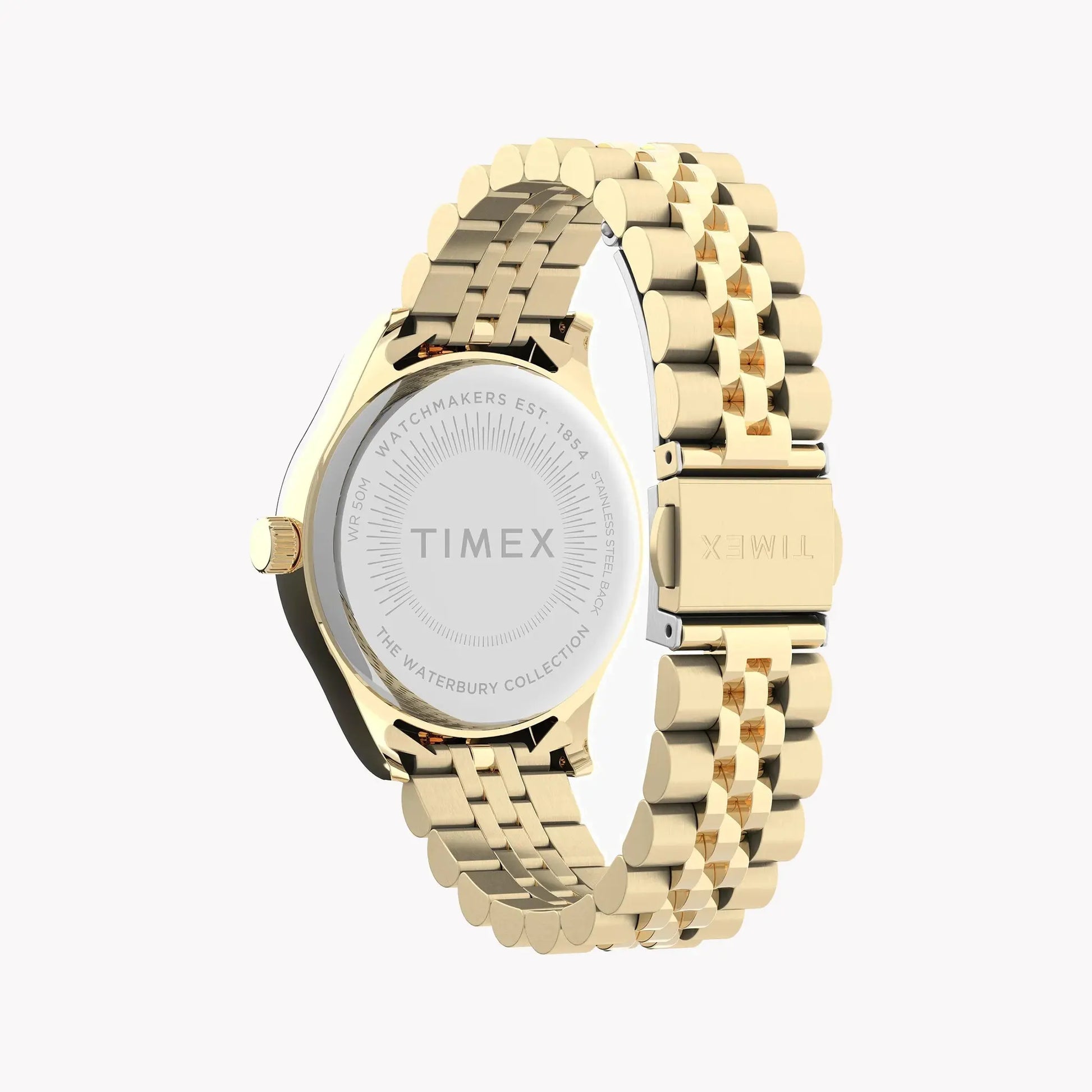 Timex Women's Gold Stainless Steel Watch, Off White Dial | Tw2u23200 by TIMEX
