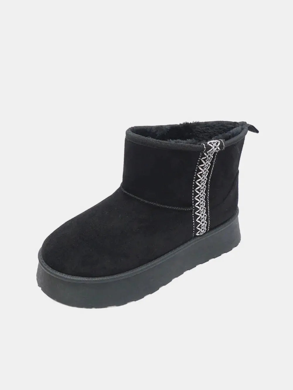 WILD DIVA Round Toe Platform Boots by WILD DIVA