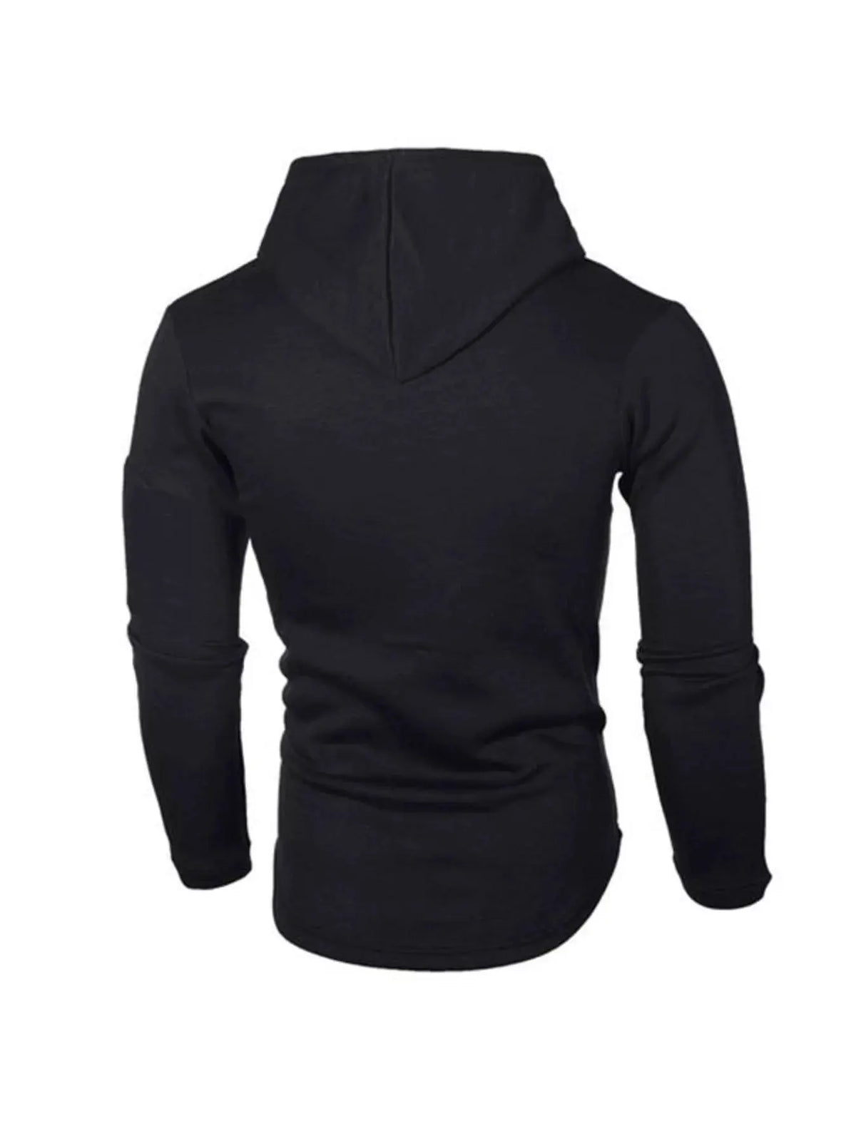 Men's Plus Size Casual Slim Fit Long Sleeve Hoodie by Partner Label