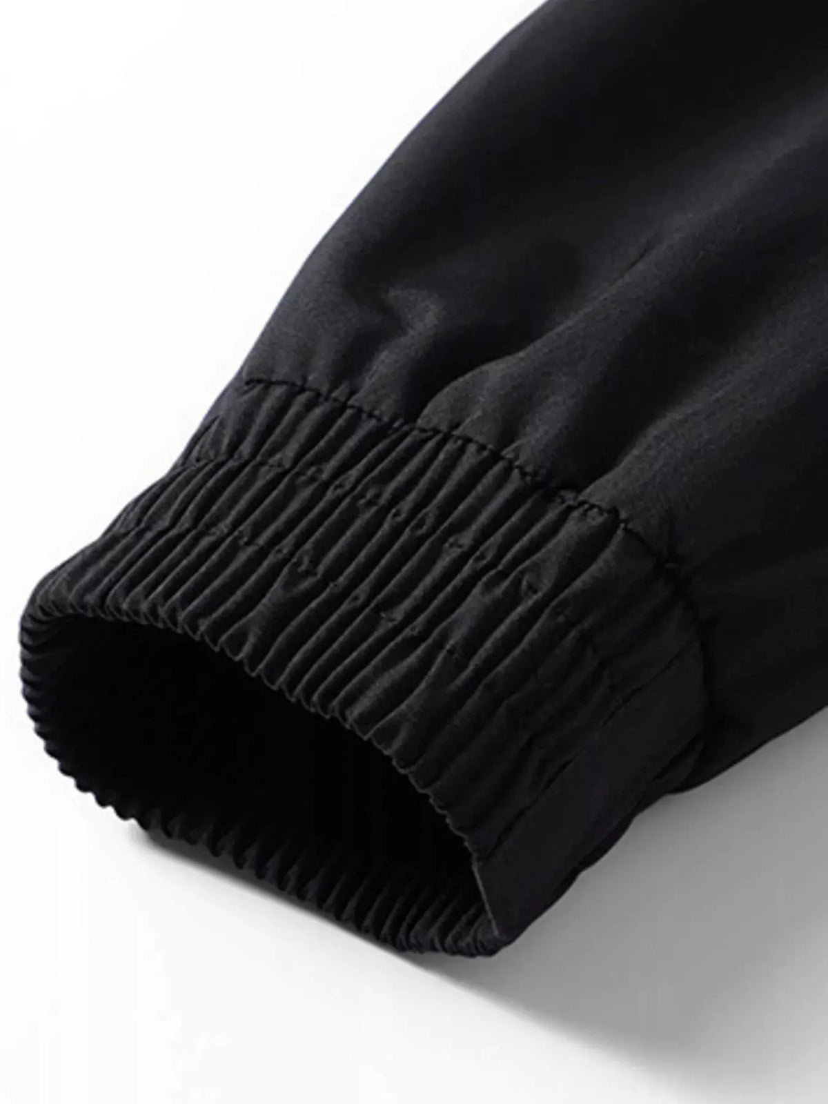 Men's Racing-Inspired Zip Up Bomber Jacket by Trendsi